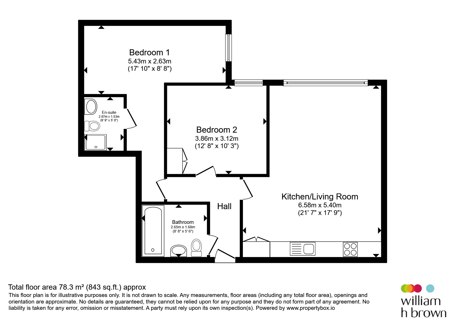 43, St Cuthberts House, 7, Upper King Street, Norwich floorplan