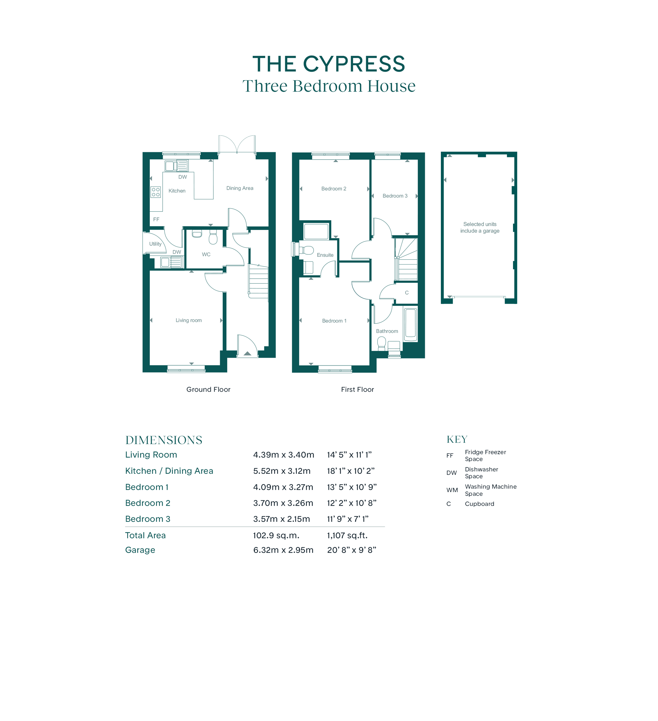 54 birch lane - Cypress RL flatfair, Leaf Living at Willow Park, Buckingham, MK18, Buckingham floorplan