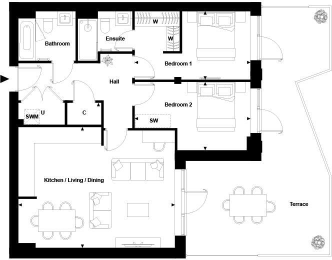 Oakhill, Oakhill, Tonbridge Road, Hildenborough, Tonbridge floorplan