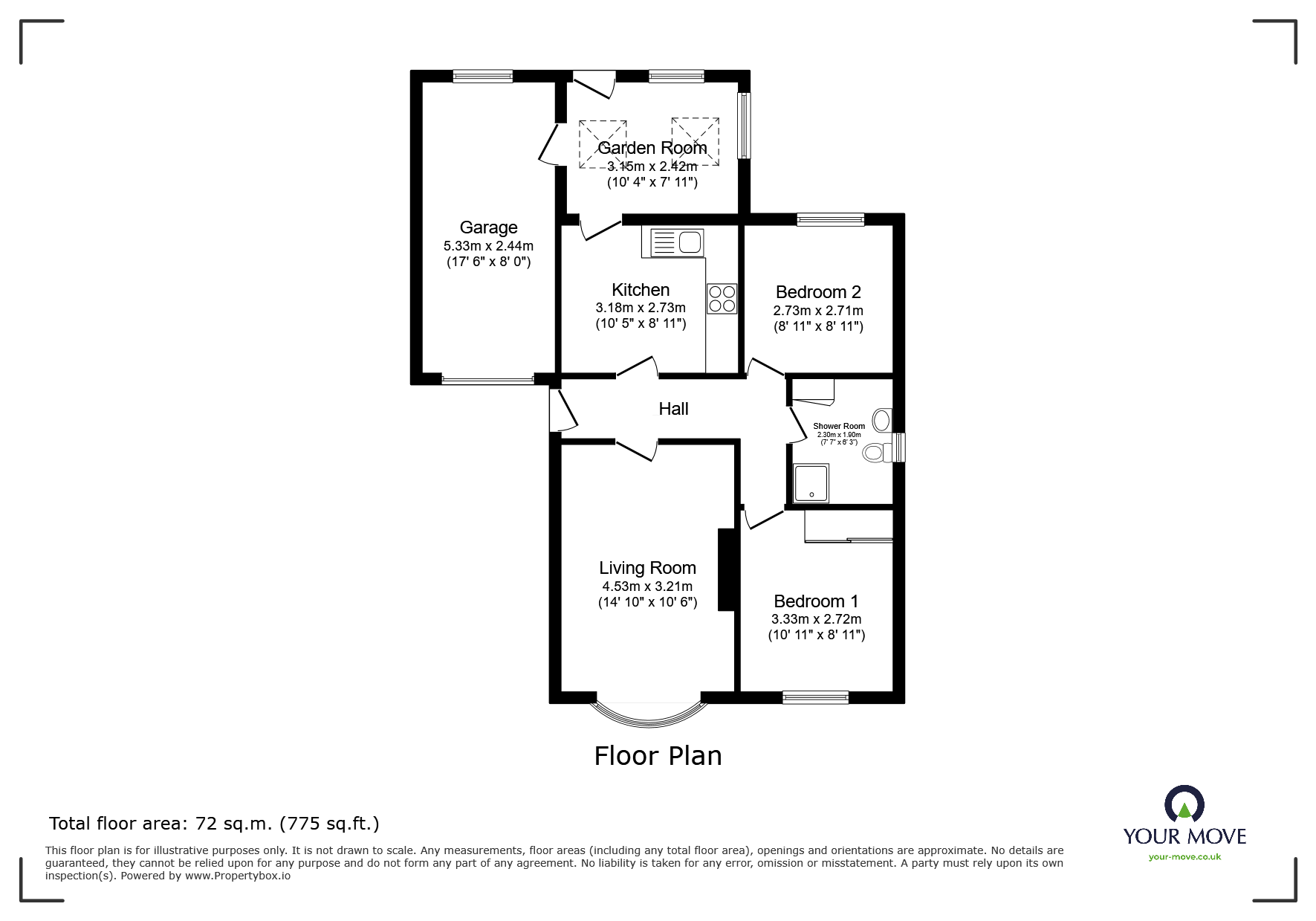 9, Hebden Moor Way, Lincoln floorplan