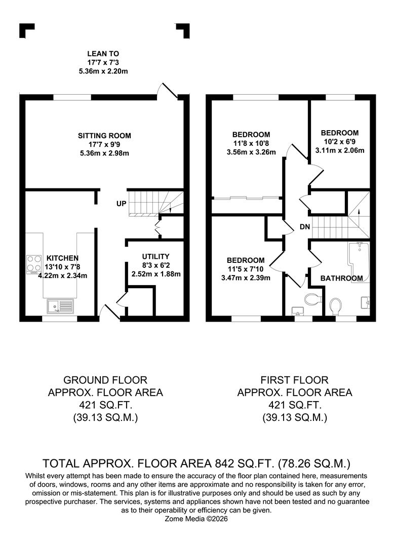 3, Maynards, Marden floorplan