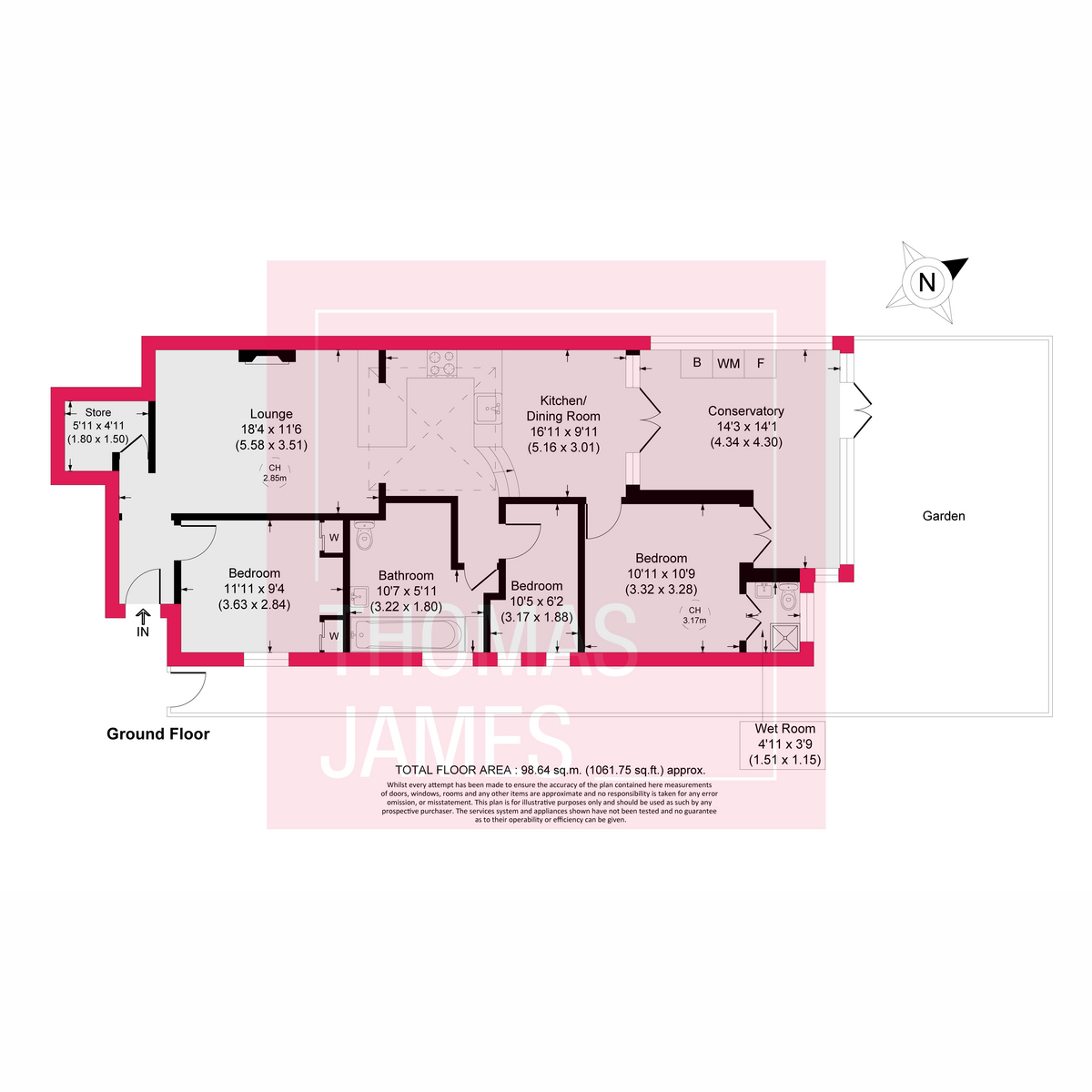 16B, Eversley Park Road, London floorplan