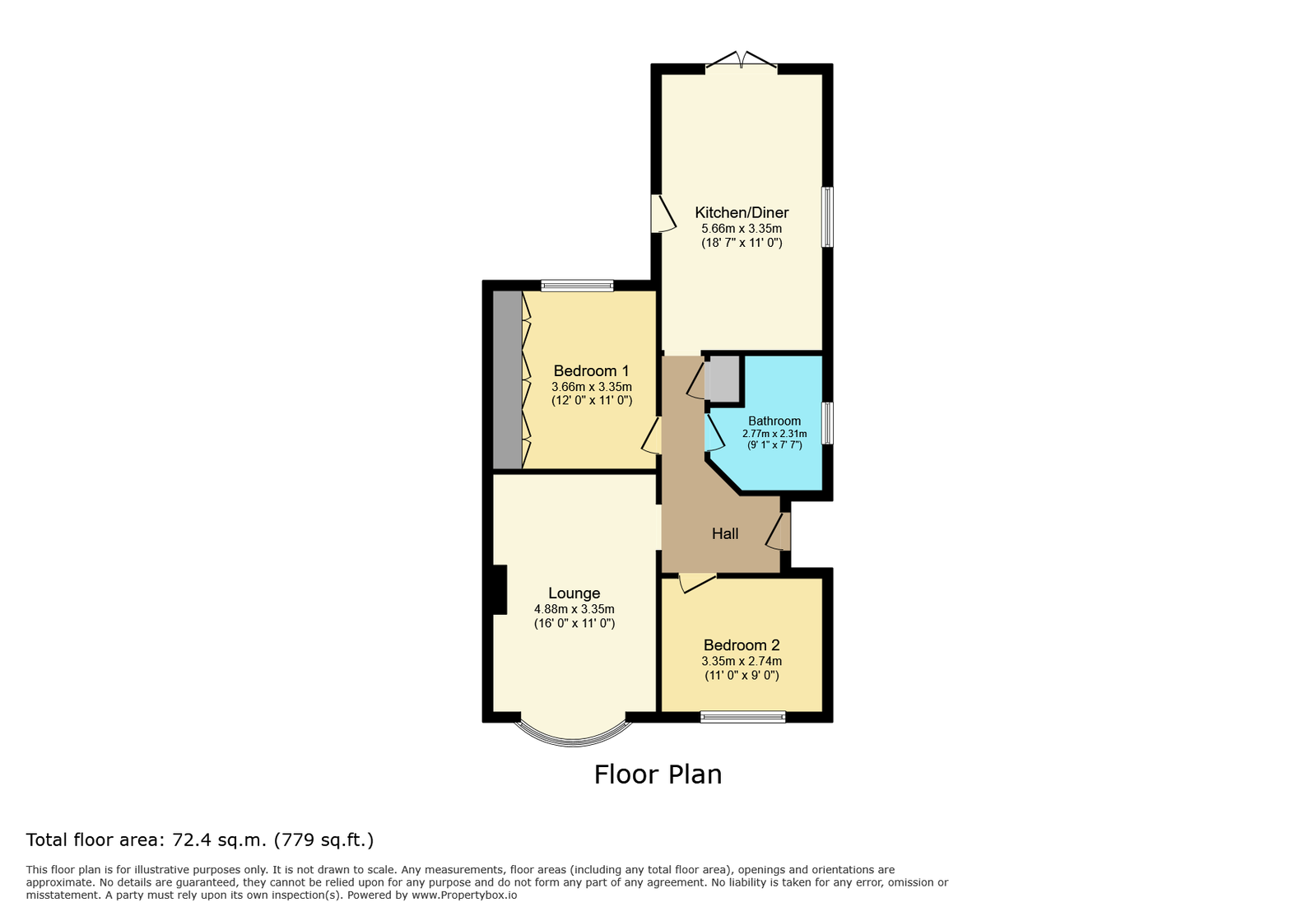 33, Warden Hill Road, Cheltenham floorplan
