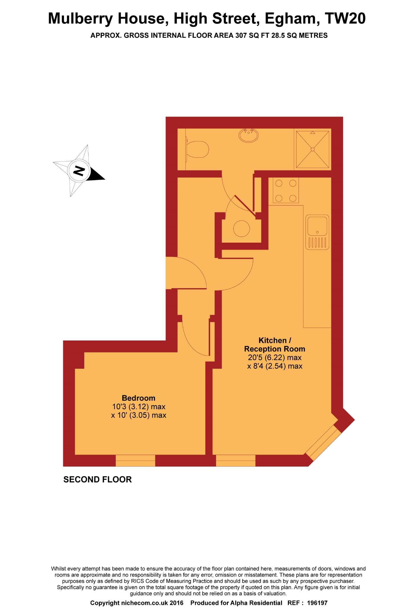 1 Bedrooms Flat for sale in The Precinct, High Street, Egham TW20