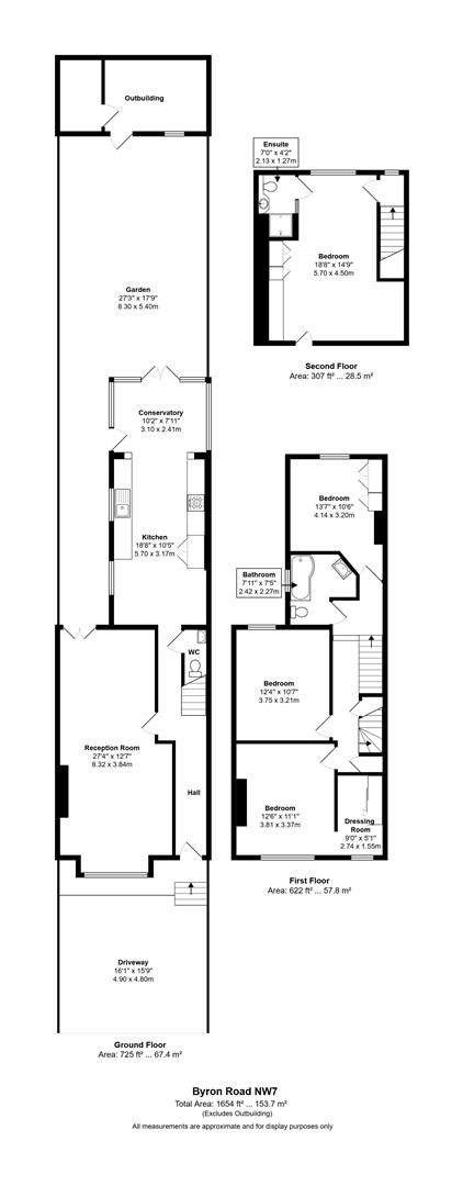 11, Byron Road, Mill Hill floorplan