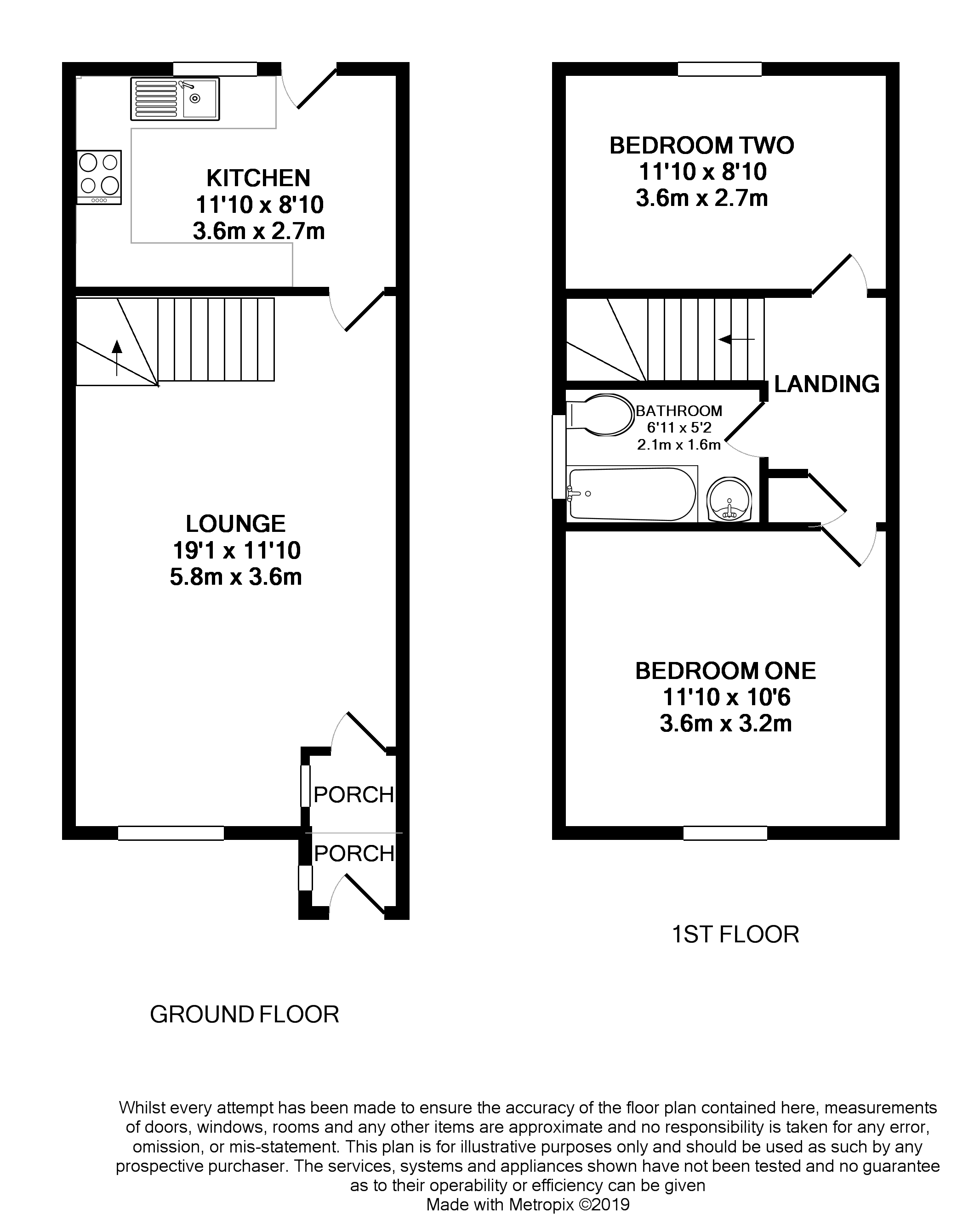 5, Homerton Close, Essex floorplan
