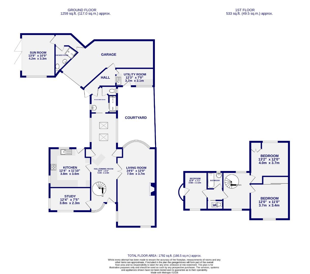 Crookhill Cottage, The Village, York floorplan