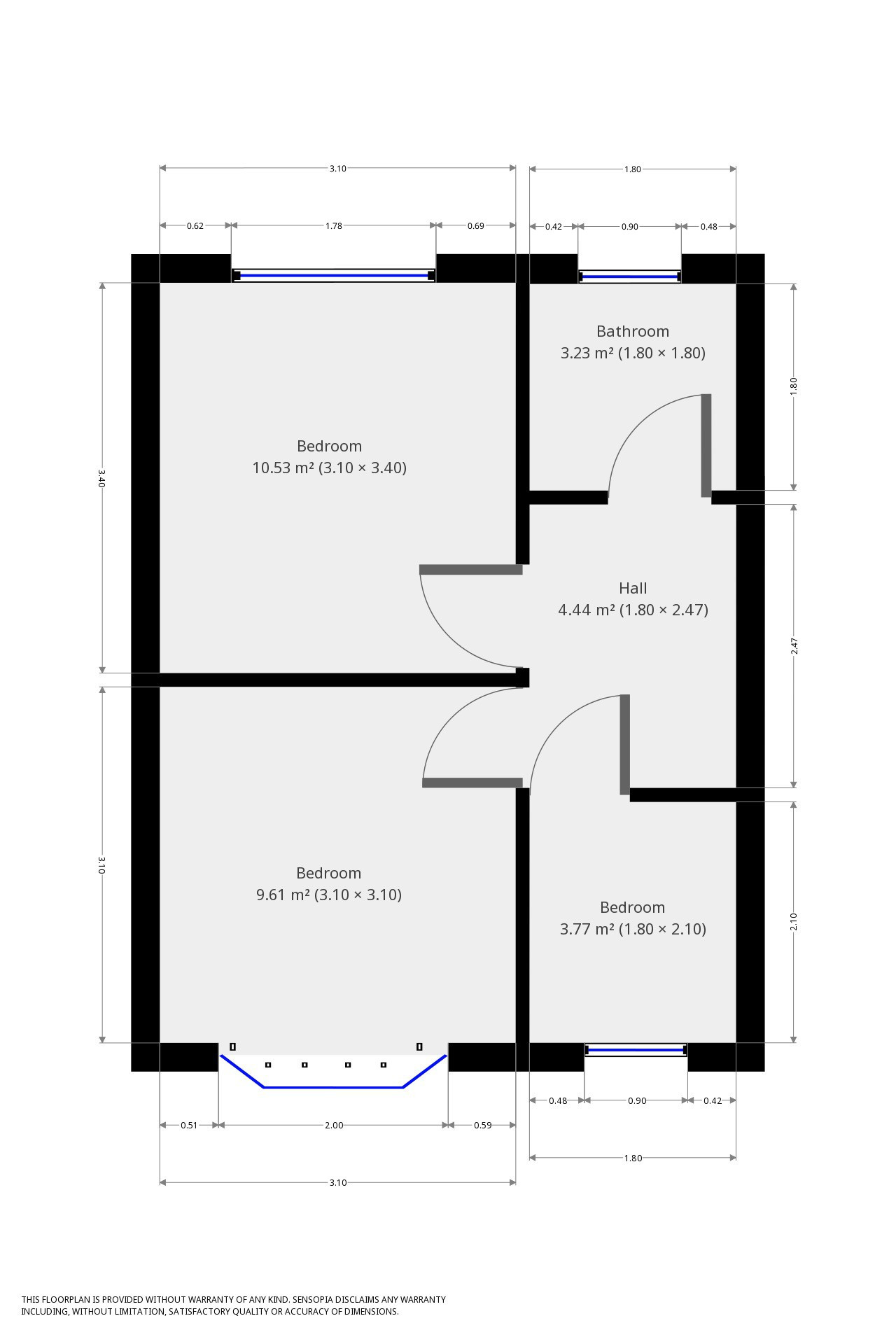 123, Fordway Avenue, Blackpool floorplan