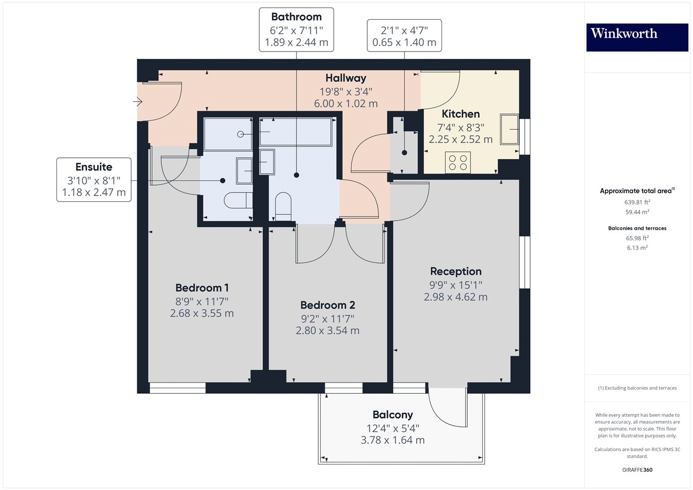Flat 2,, Boswell Court, Colindale floorplan