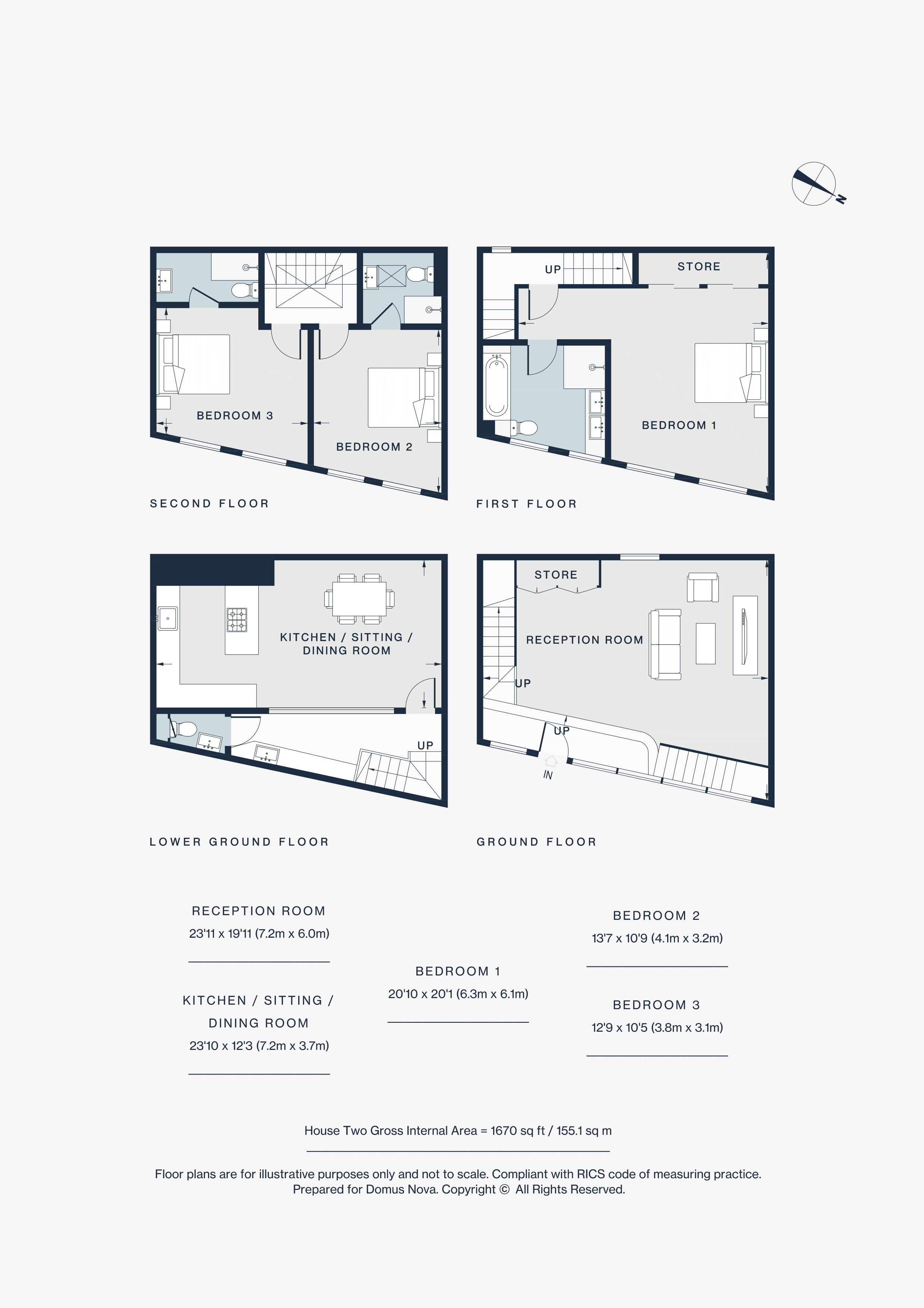 2, Lexham Mews, London floorplan