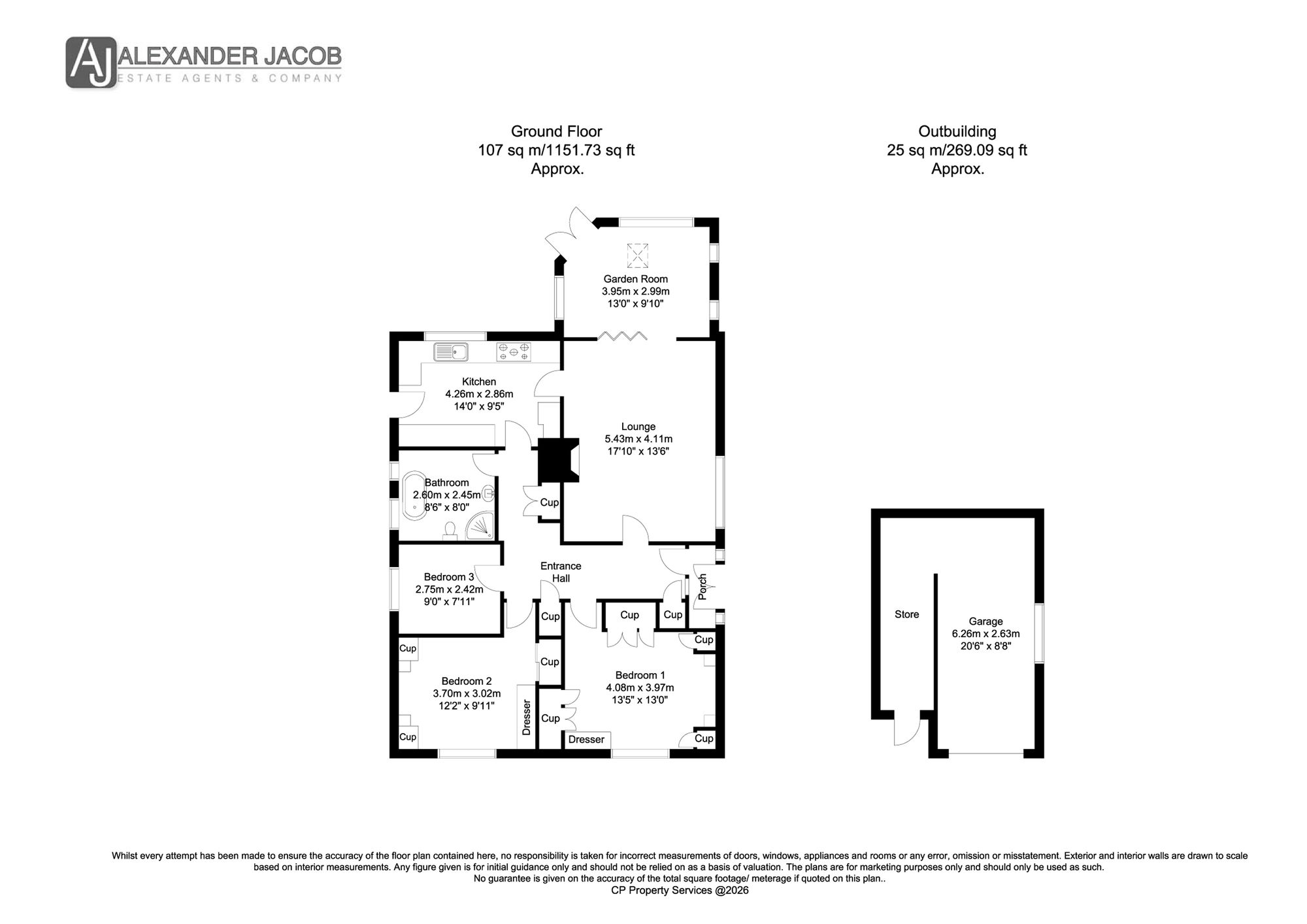 Ashbourne Meeting House Lane, Retford floorplan