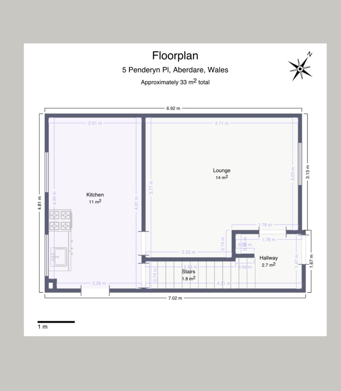 5, Penderyn Place, Aberdare floorplan