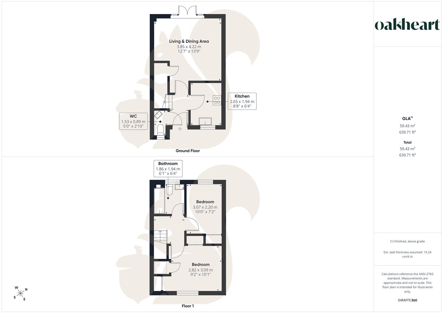 137, Grantham Avenue, Sudbury floorplan
