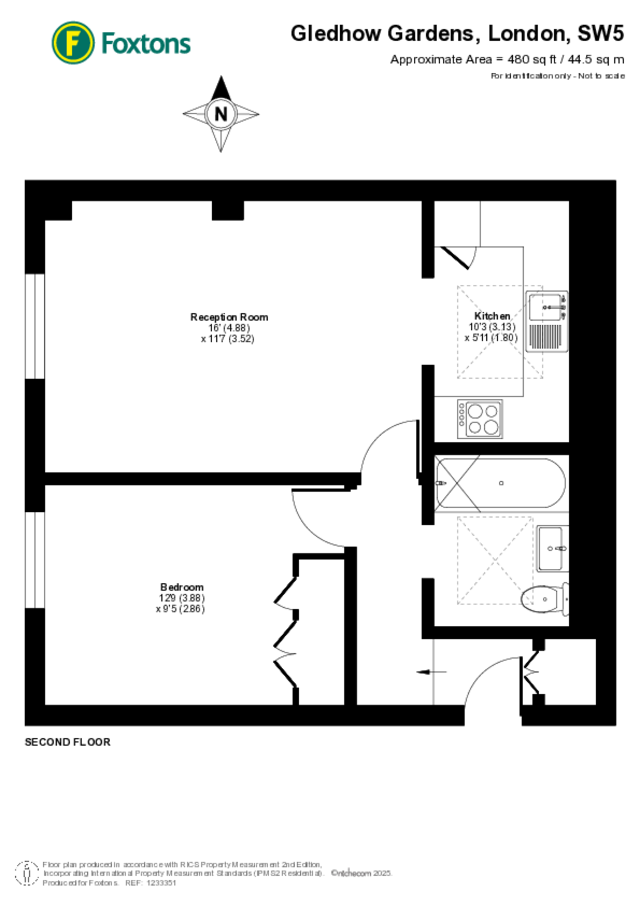 Gledhow Gardens, South Kensington floorplan