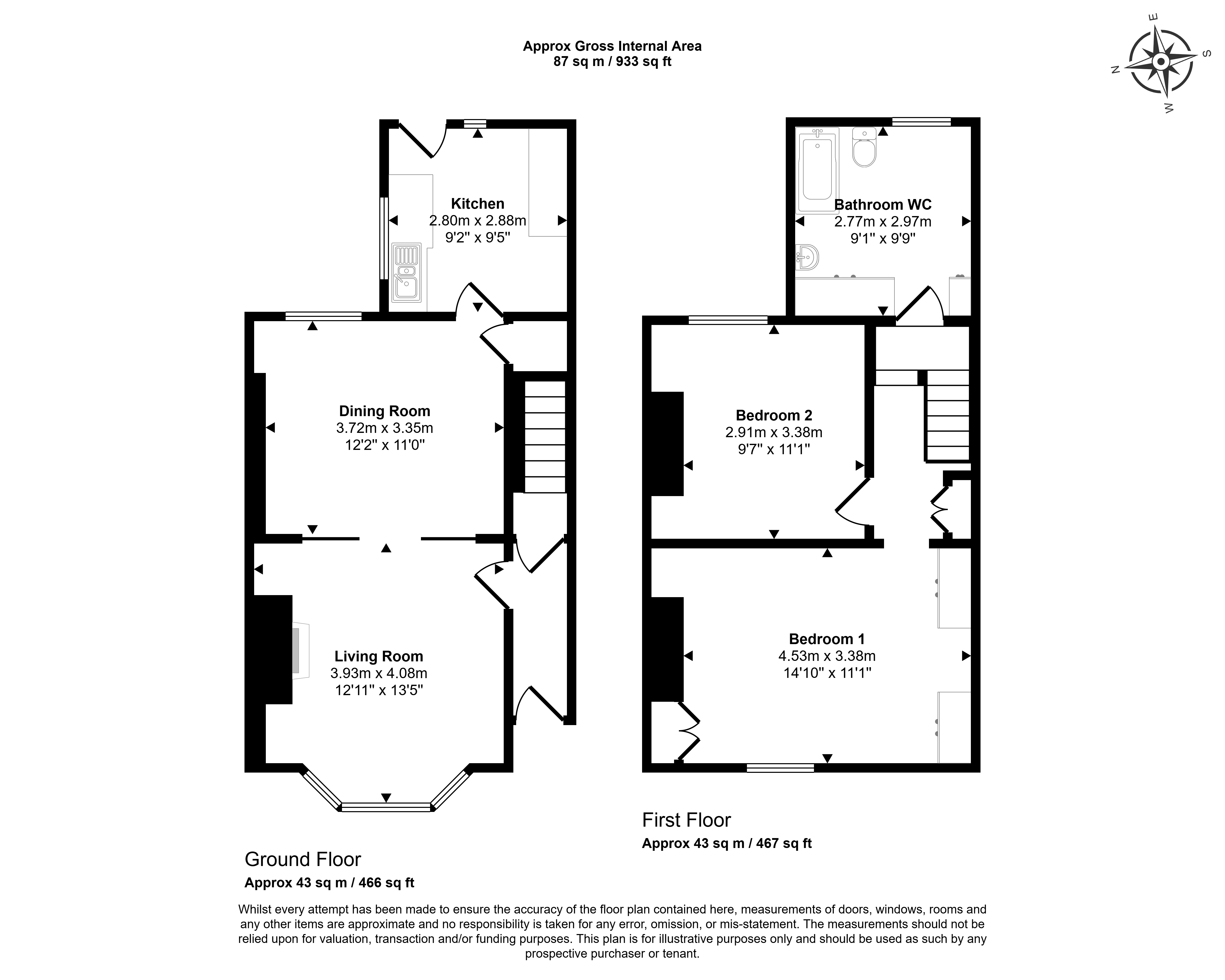 3, Westmeath Avenue, Hull floorplan