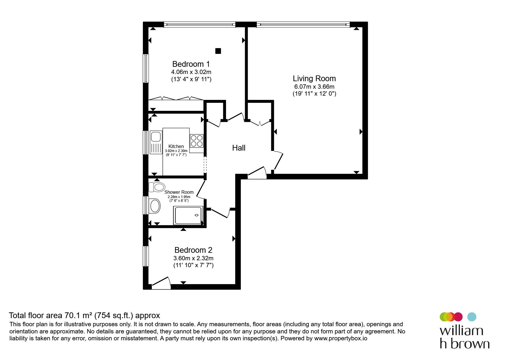 Flat 4, 179, High Street, Harwich floorplan