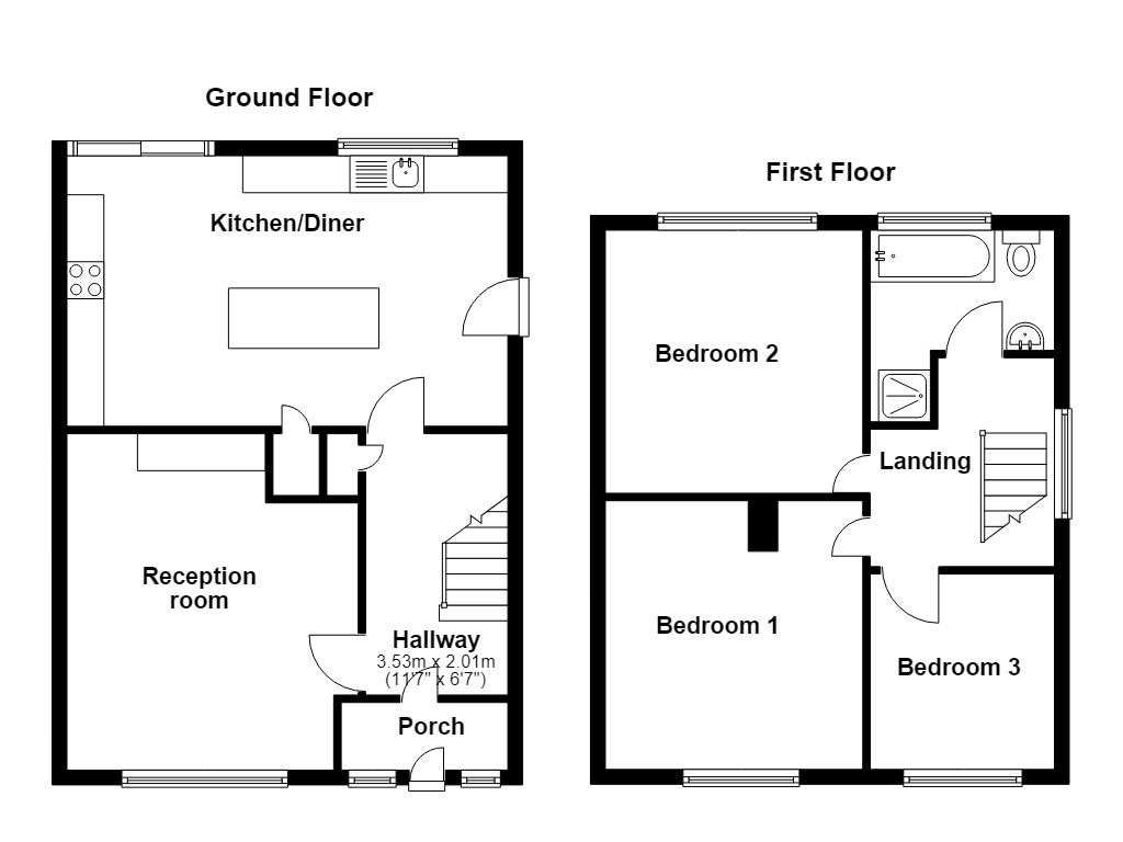 35, Wentcliffe Drive, Barnoldswick floorplan