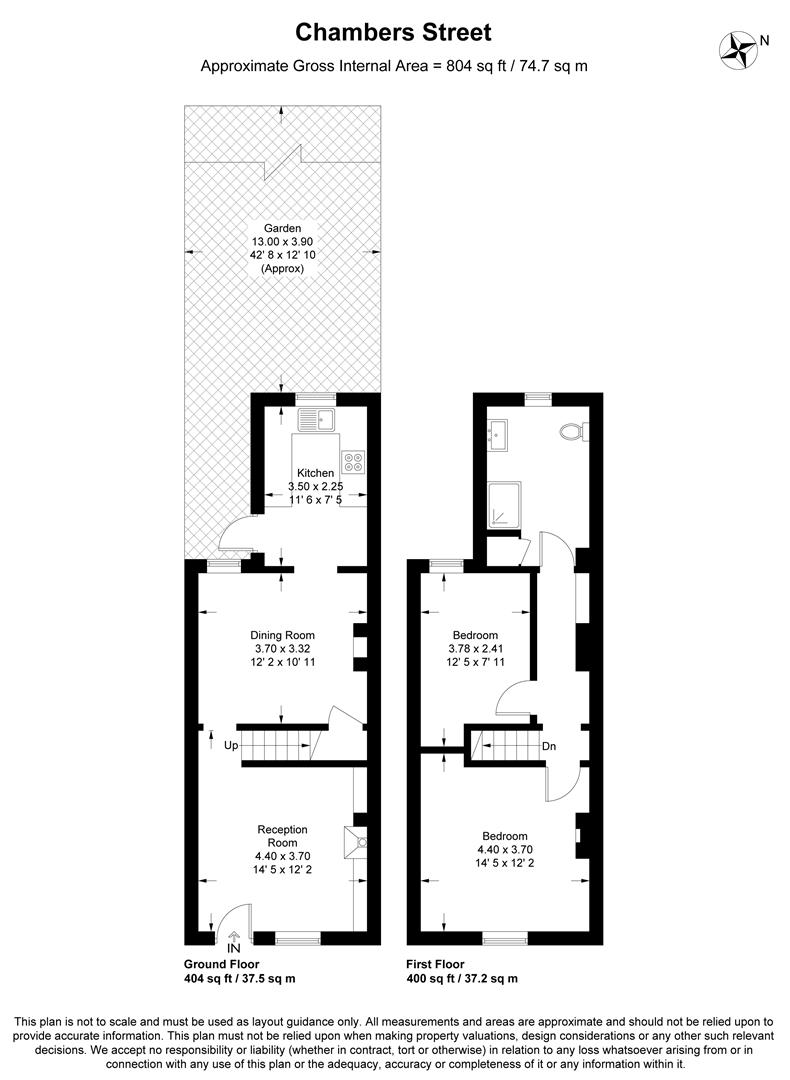 Chambers Street, Hertford SG14, 2 bedroom terraced house for sale