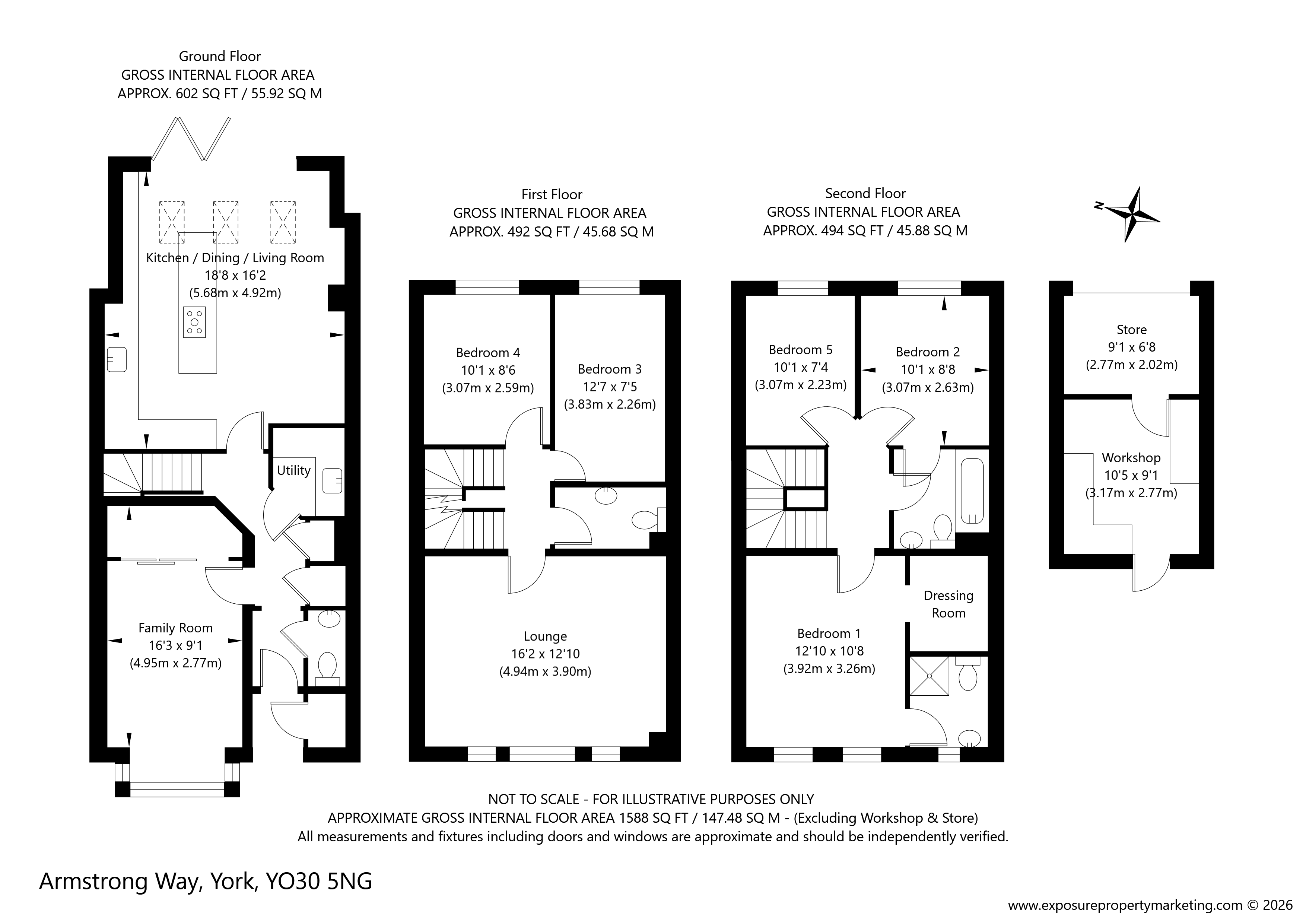 49, Armstrong Way, North Yorkshire floorplan