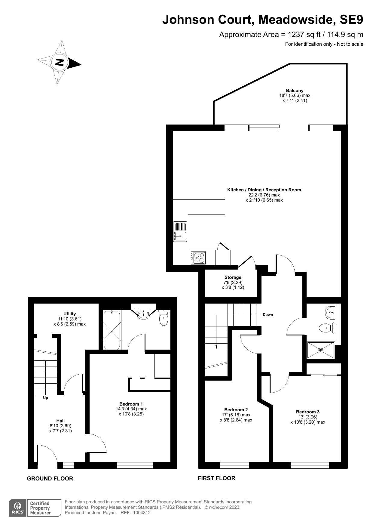 Meadowside, London floorplan