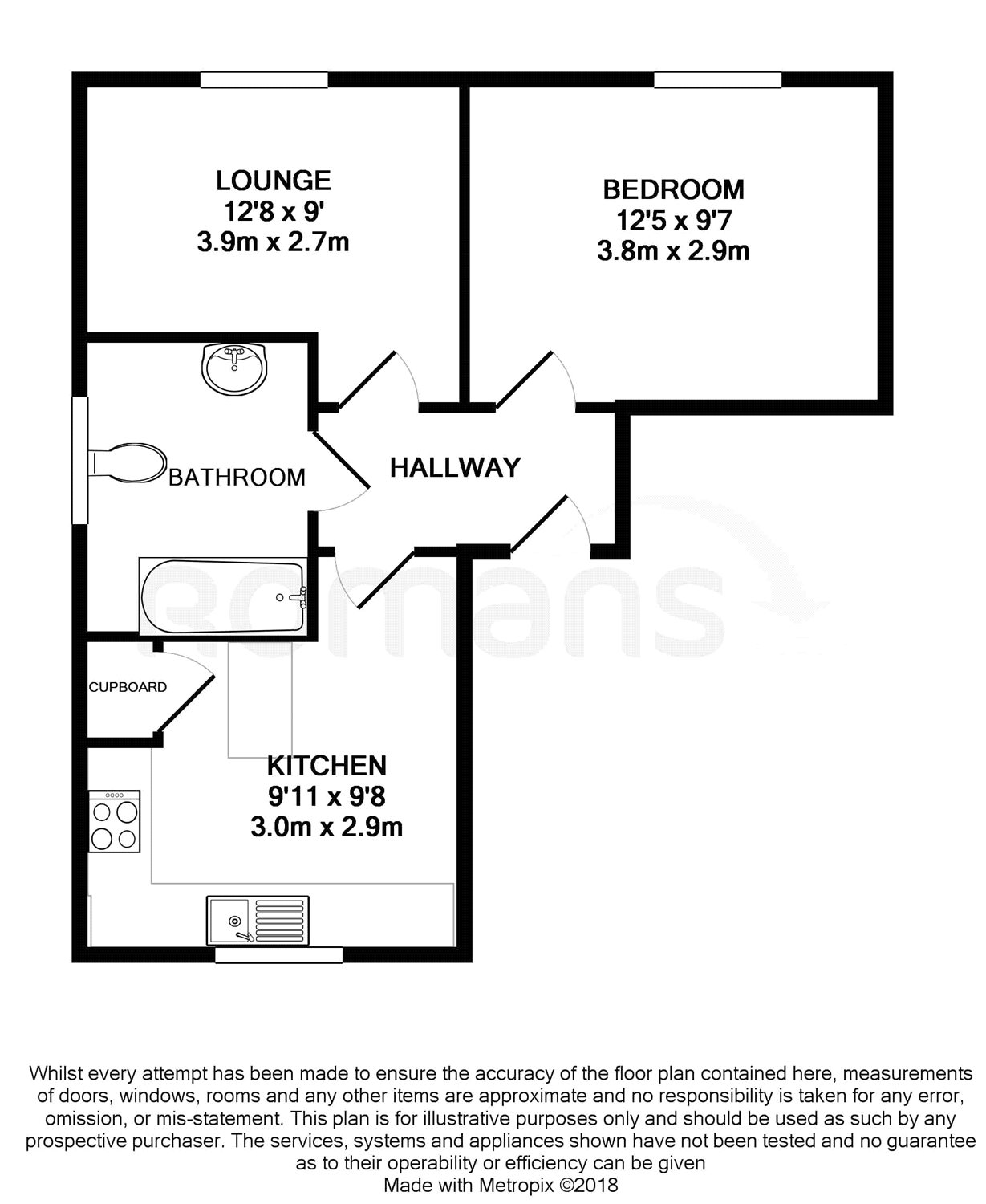 1 Bedrooms Flat for sale in Myrtle Drive, Blackwater, Surrey GU17