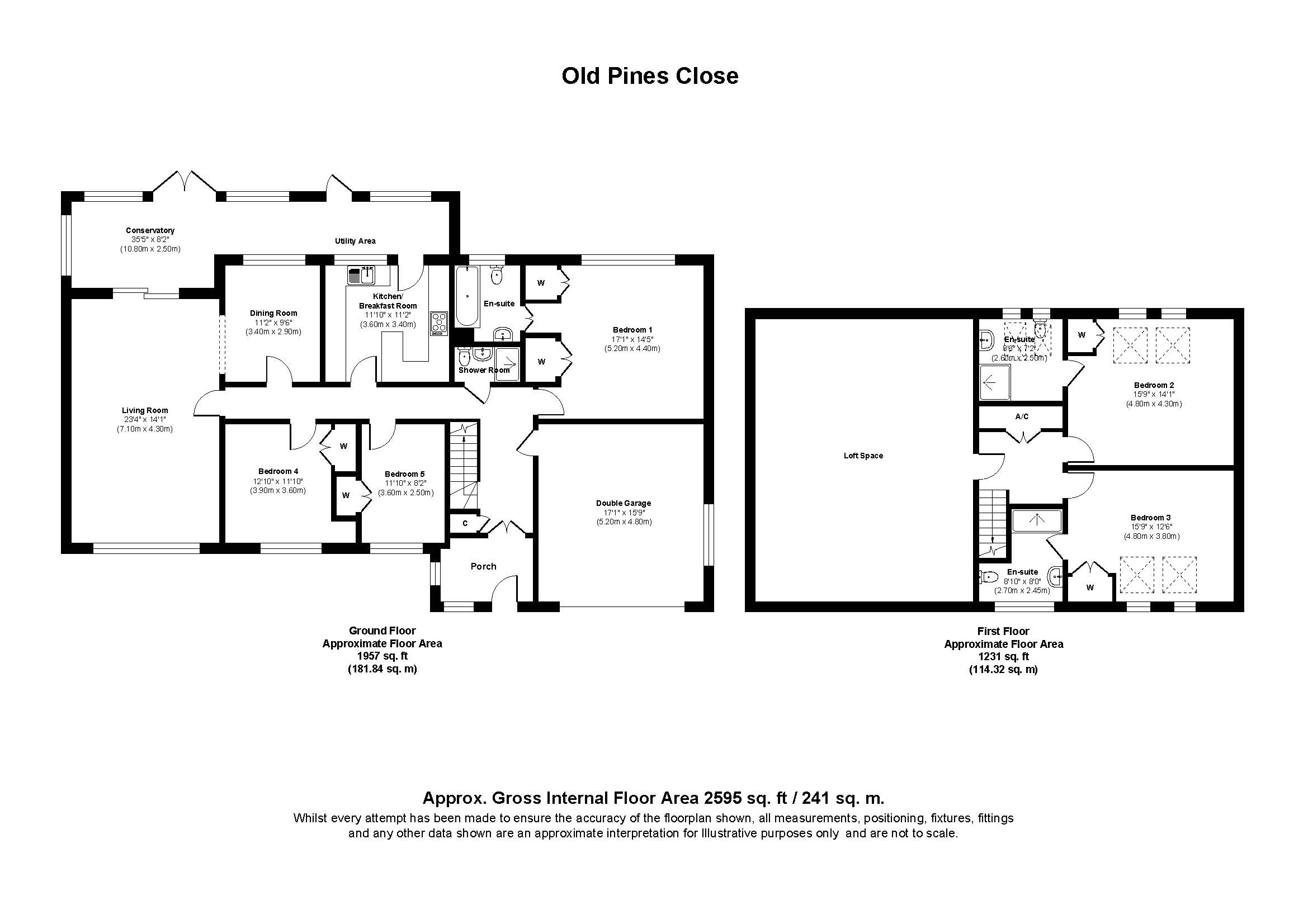 3, Old Pines Close, Dorset floorplan