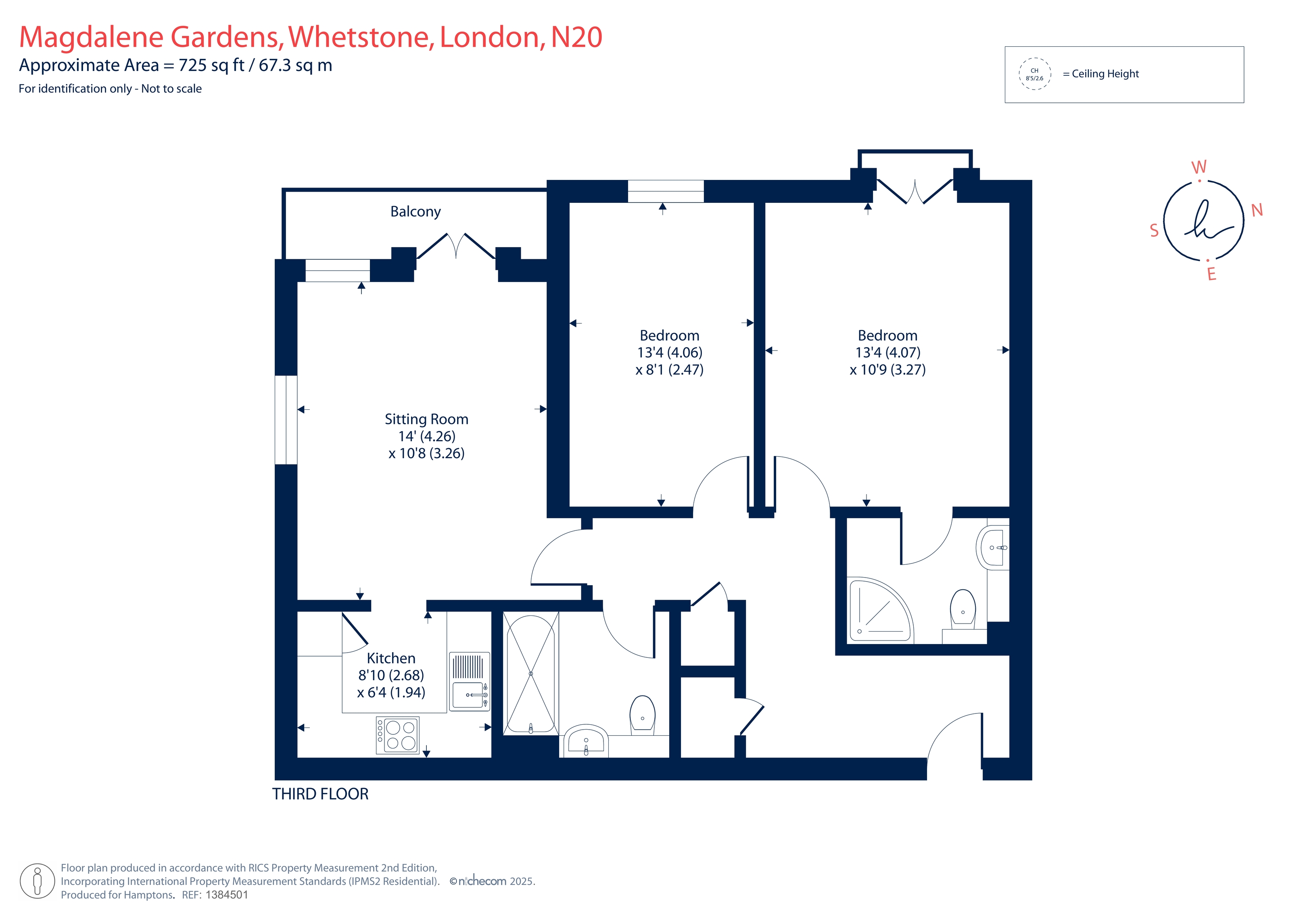 Magdalene Gardens, London floorplan