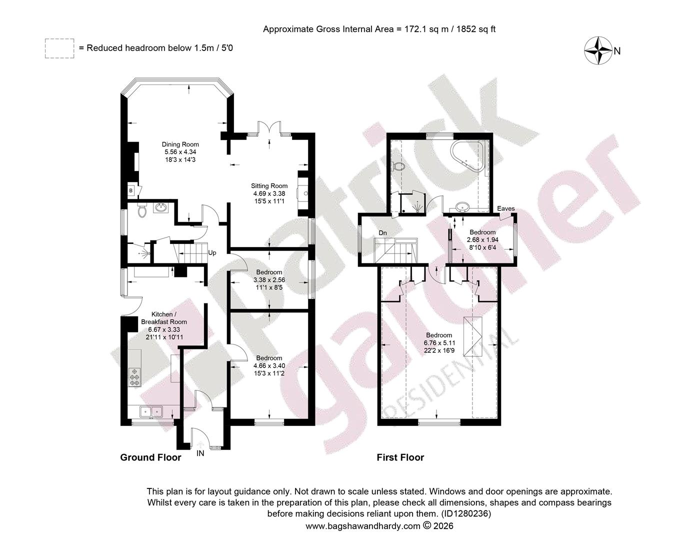 16, West Farm Close, Ashtead floorplan