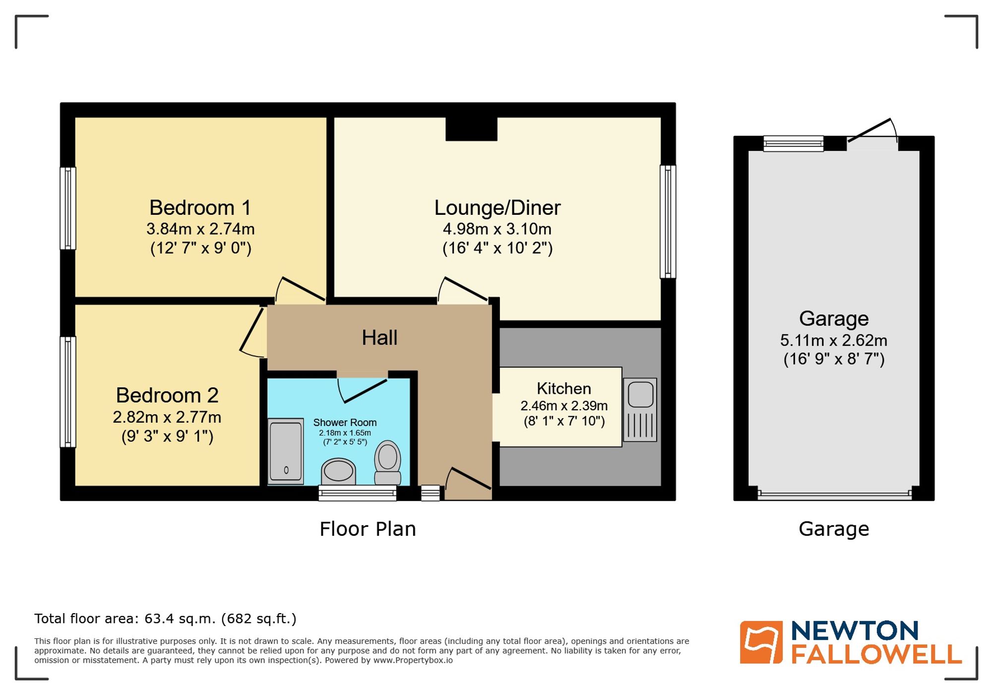 16 Ackford Drive, Worksop floorplan