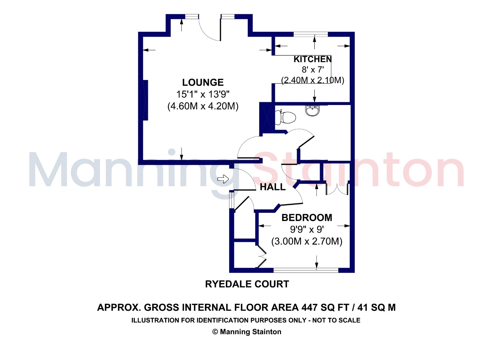 15, Ryedale Court, West Yorkshire floorplan