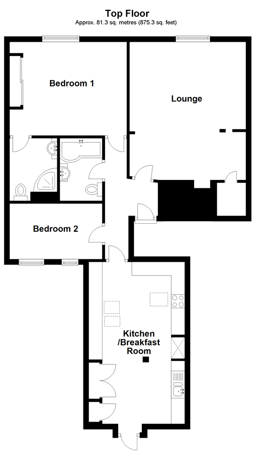 2 Bedrooms Flat for sale in High Street, Lewes, East Sussex BN7