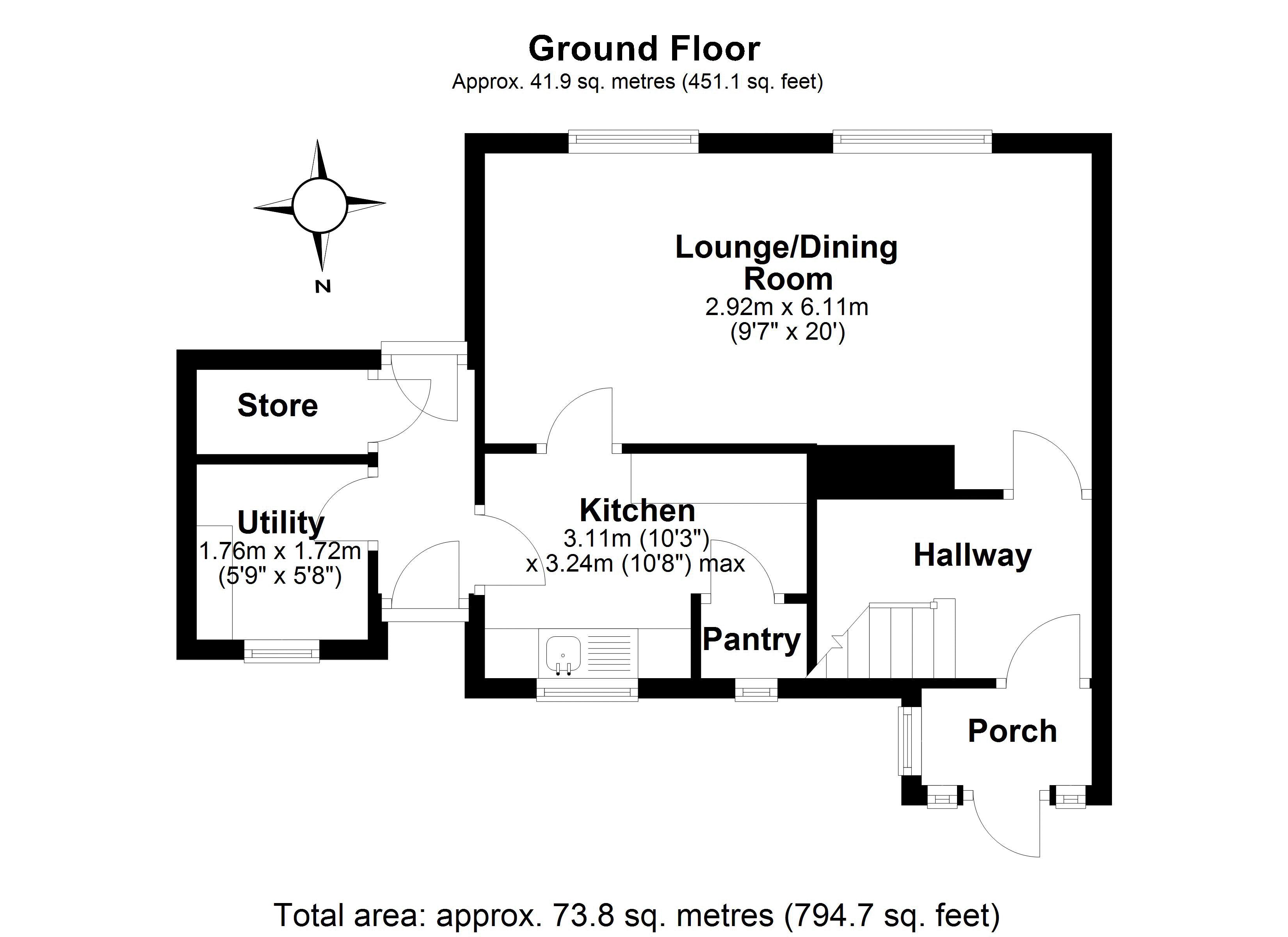 79, Hartshill Avenue, Telford floorplan