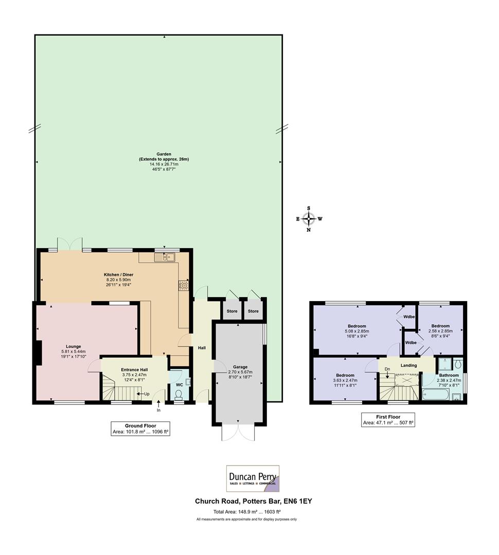 105, Church Road, Potters Bar floorplan