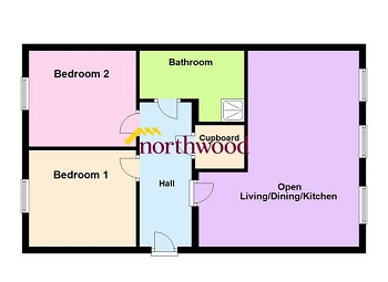 2 Bedrooms Flat for sale in Farnley Road, Woodfield Plantation, Doncaster DN4