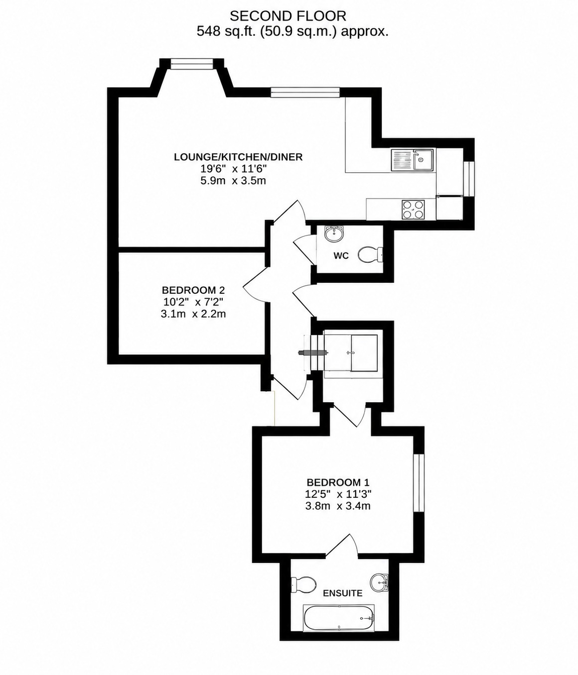 52 Parkwood Road, Dorset floorplan