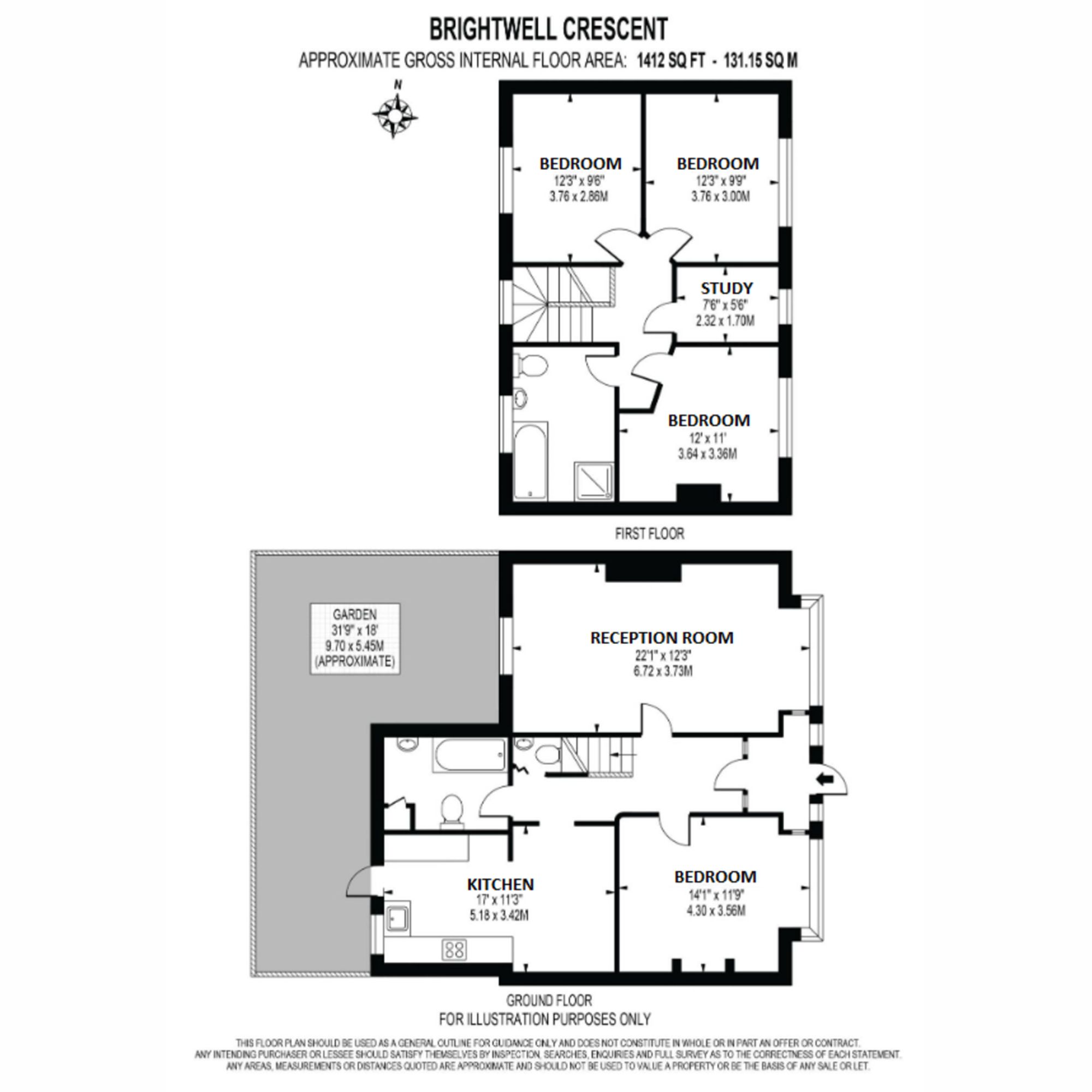 4 Brightwell Crescent, London floorplan