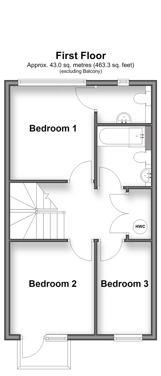 Clock House Rise Coxheath, Maidstone floorplan