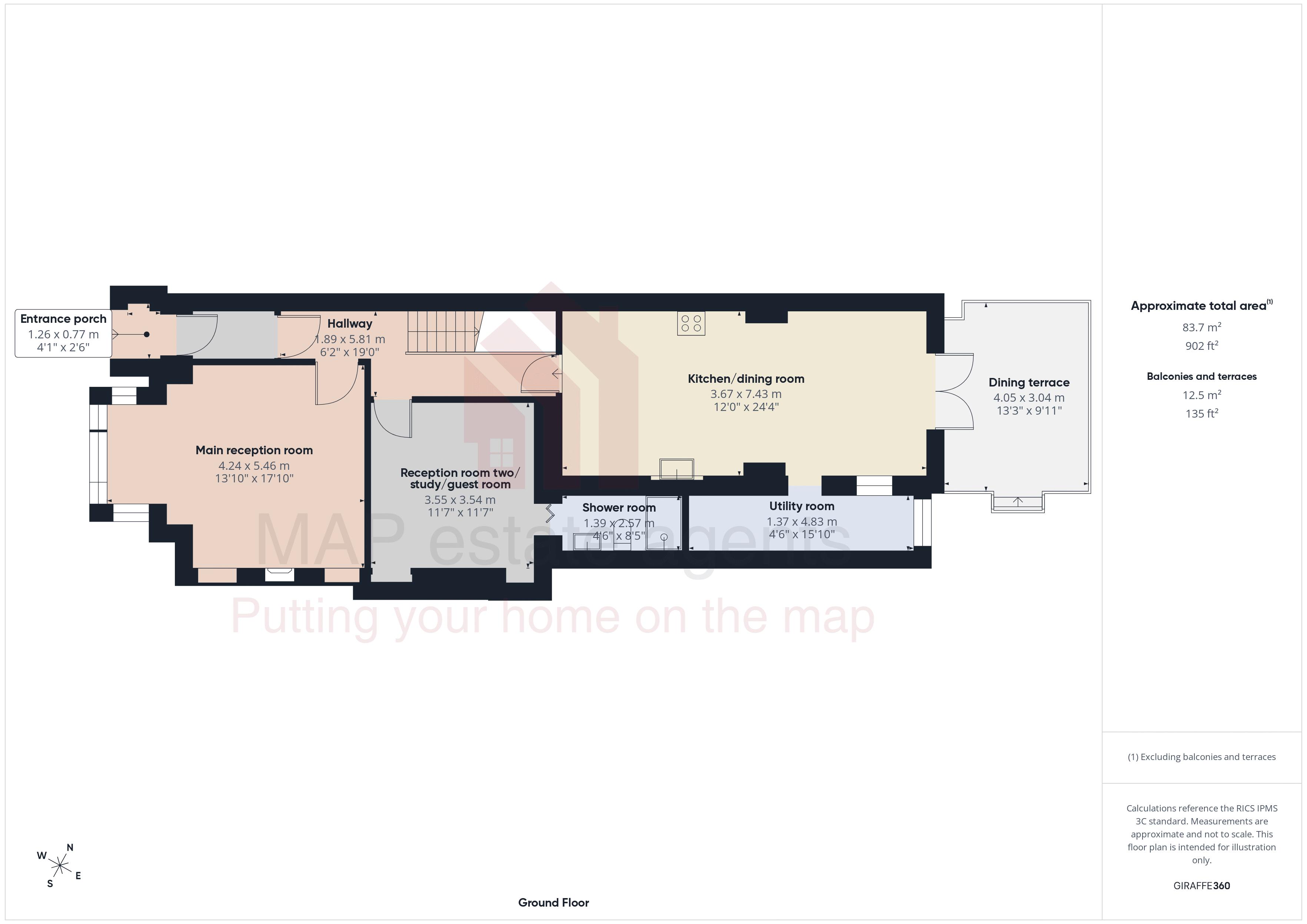 23, Morrab Road, Penzance floorplan