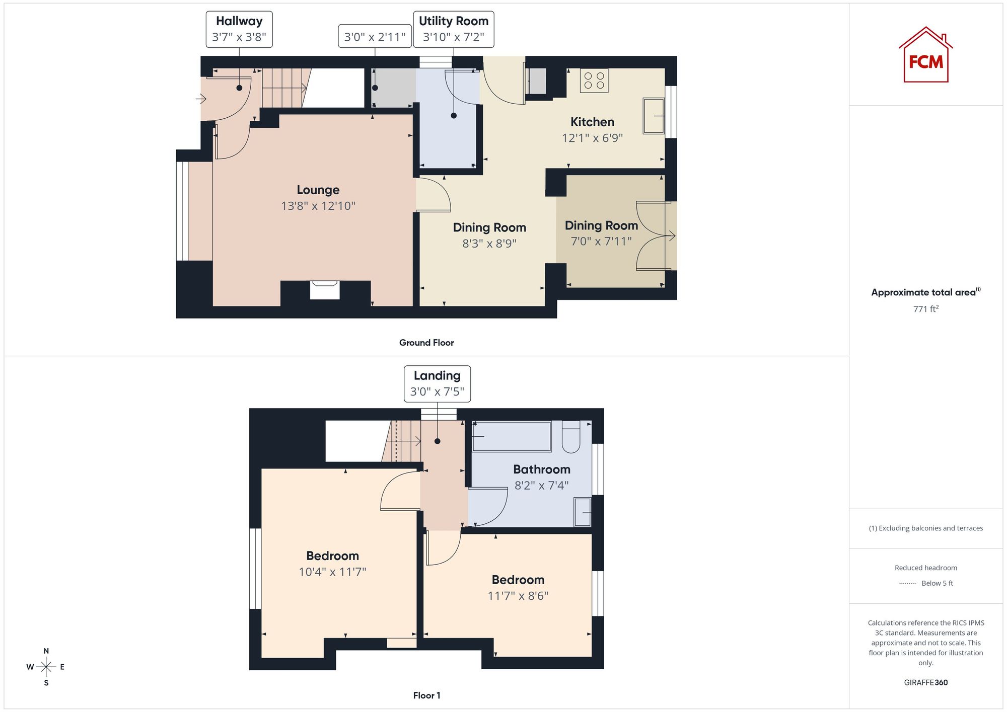 23 Devon Road, Whitehaven floorplan