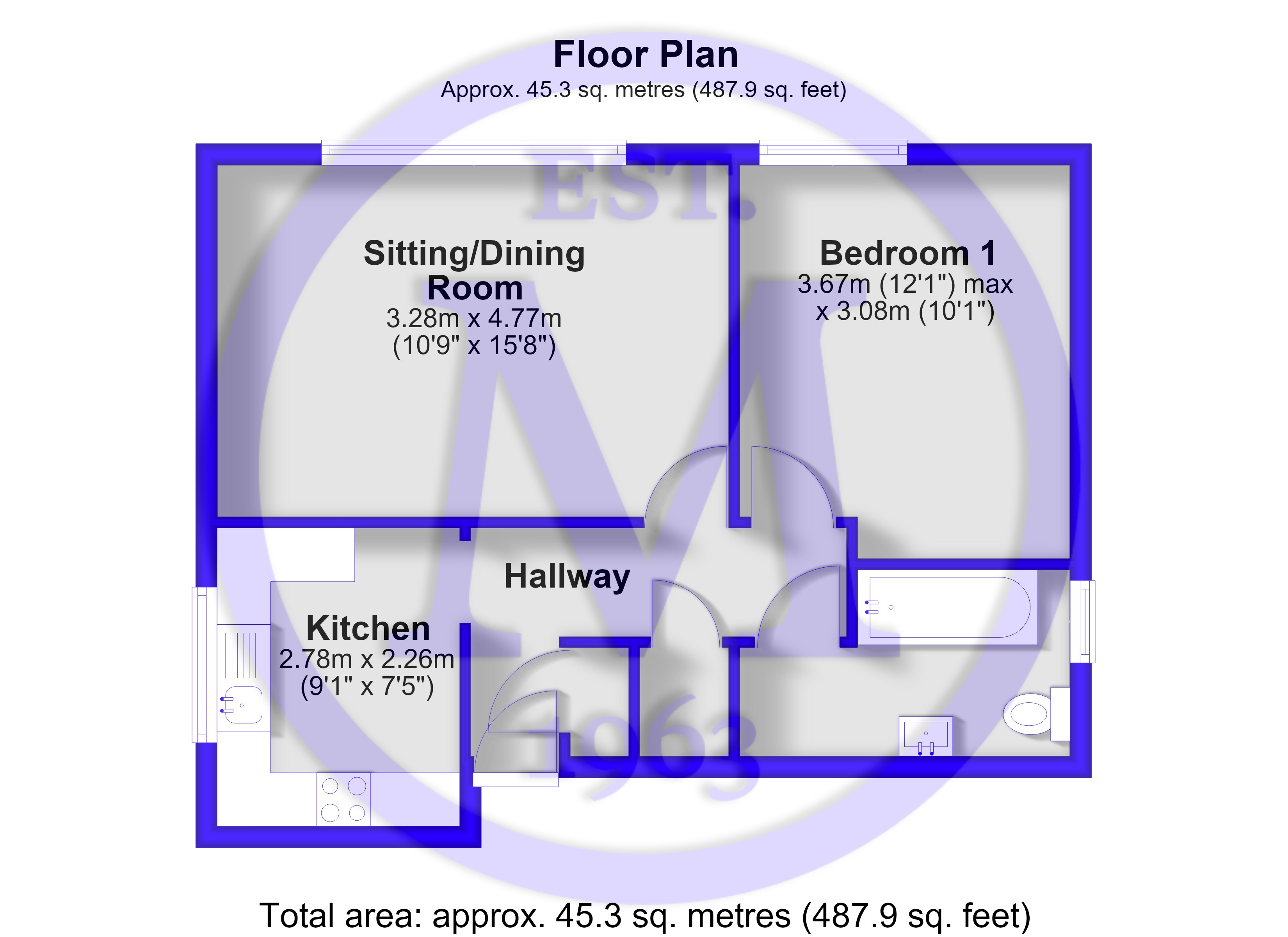 Fernhill Lane, Hampshire floorplan