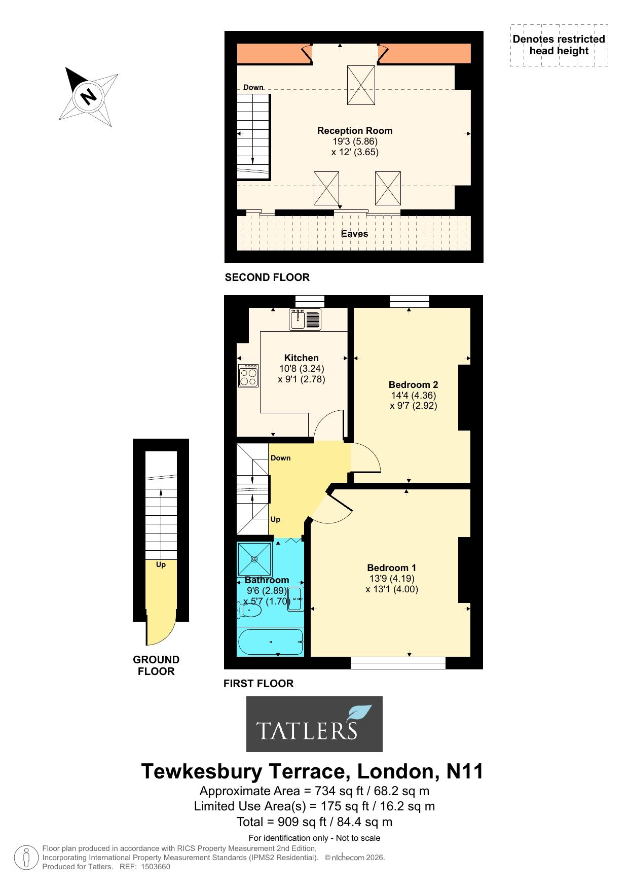 31B,, Tewkesbury Terrace, London floorplan