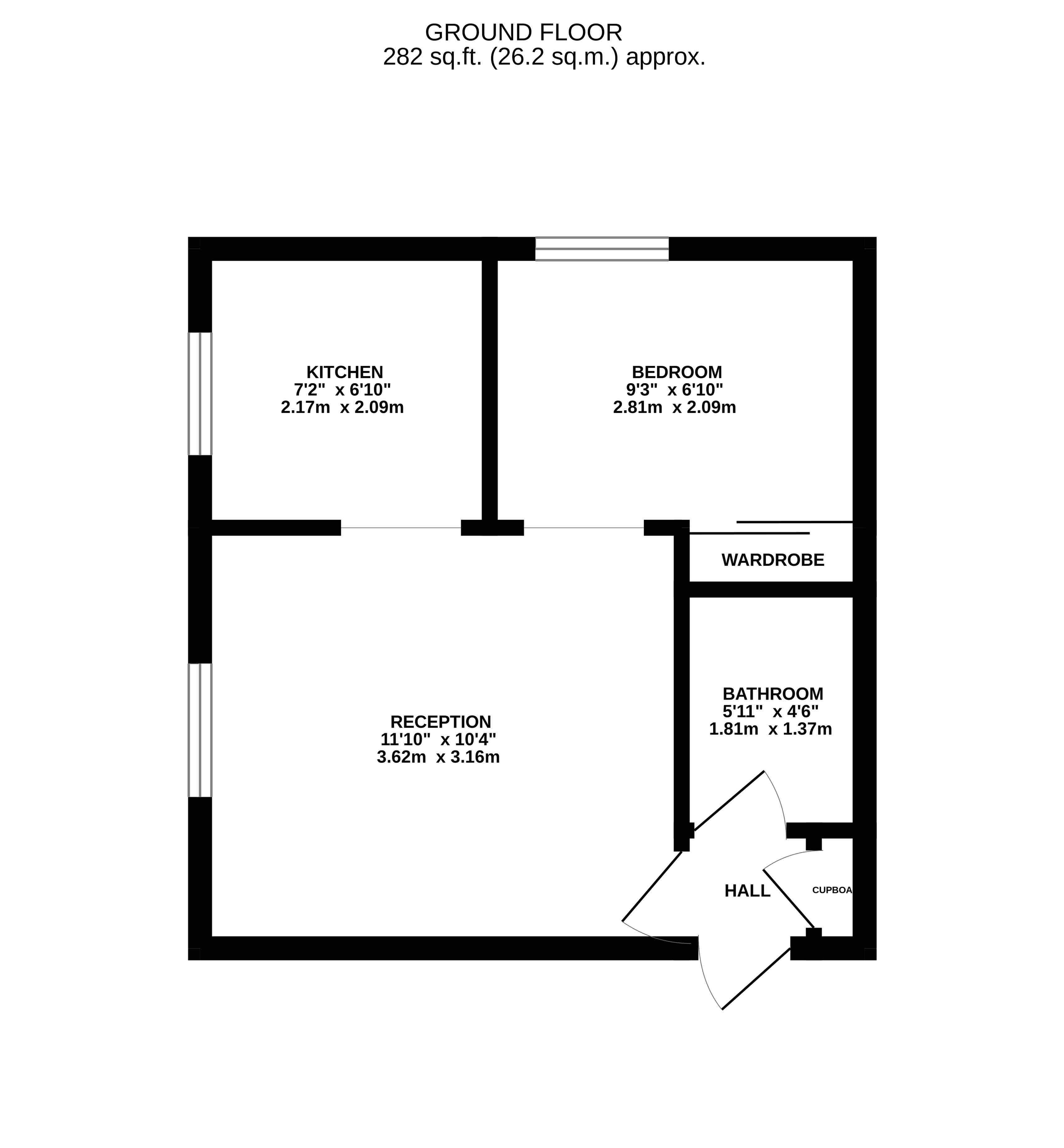 Percy Gardens, Worcester Park floorplan