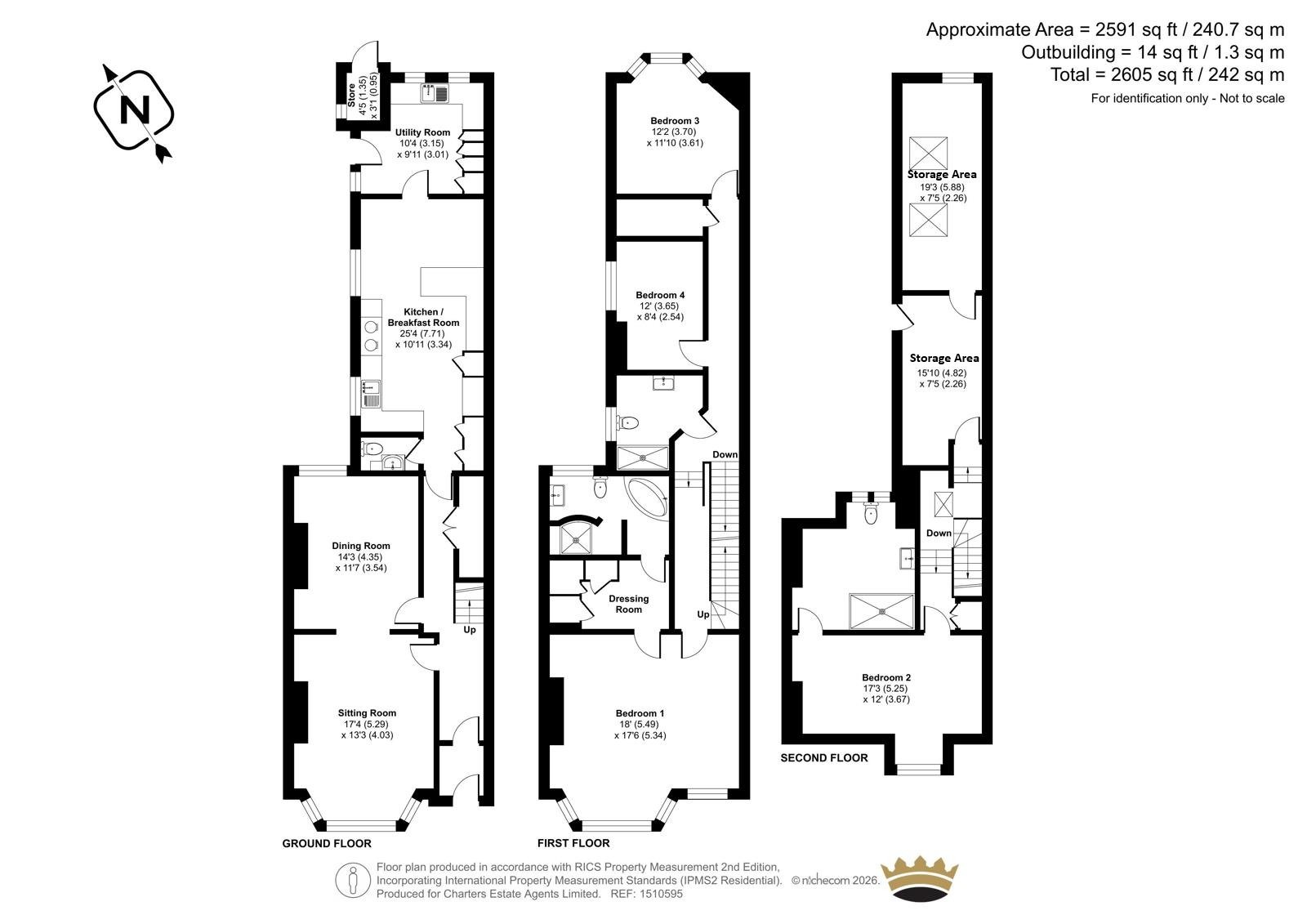 163, Brighton Road, West Sussex floorplan