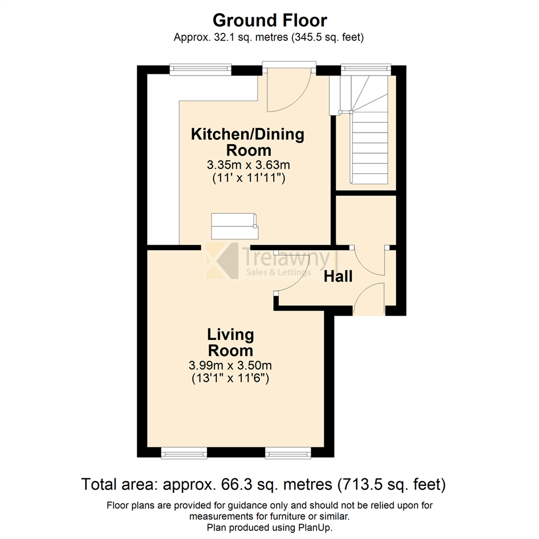 Ashfield Gardens, Falmouth TR11, 2 bedroom terraced house for sale