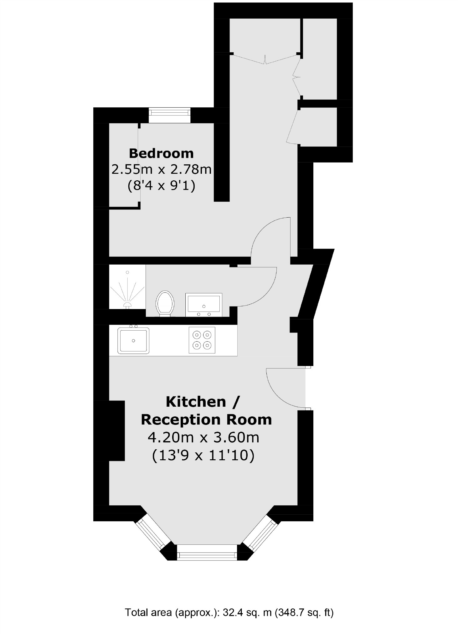 21B, Lowfield Road, London floorplan