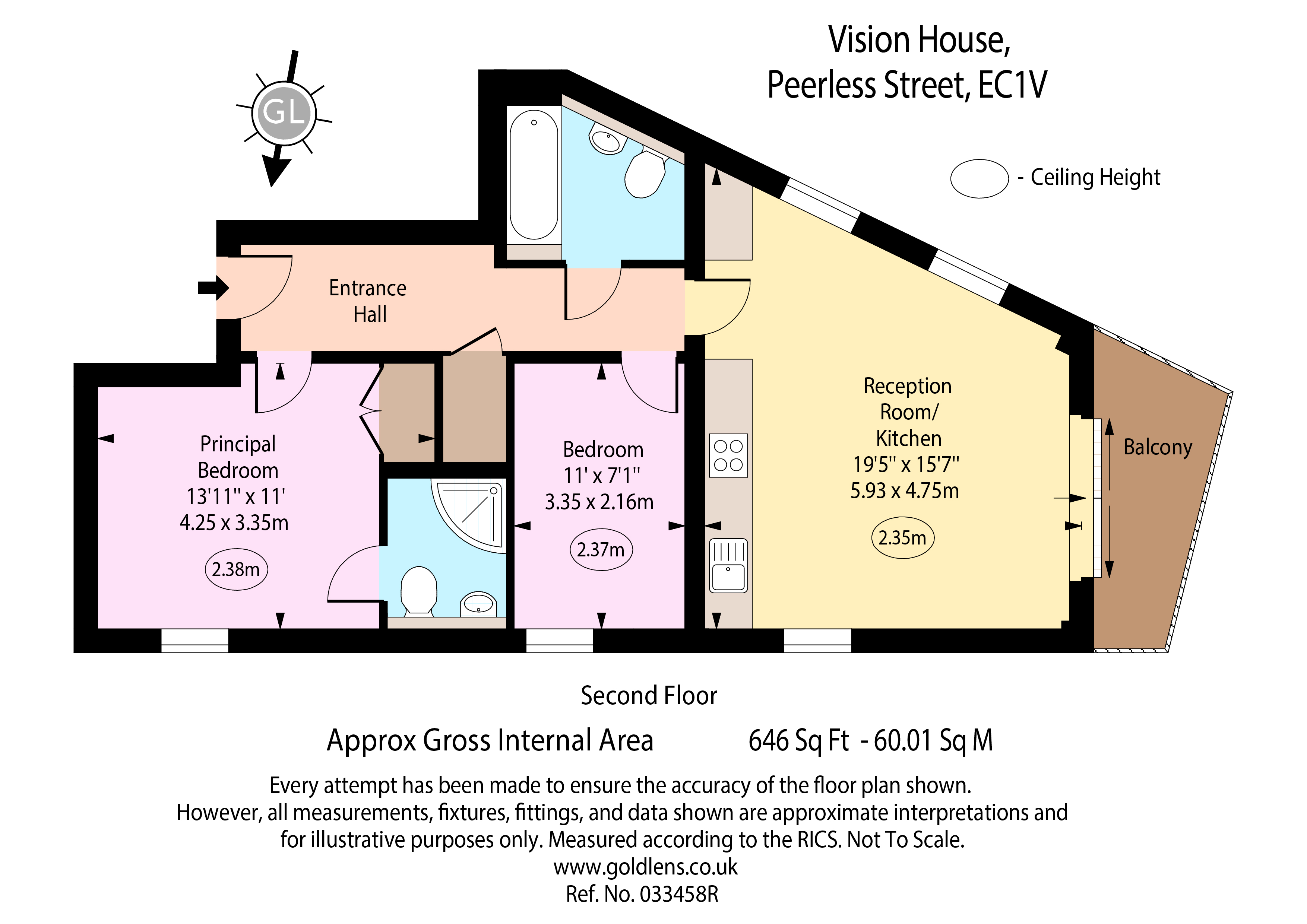 Peerless Street, London floorplan