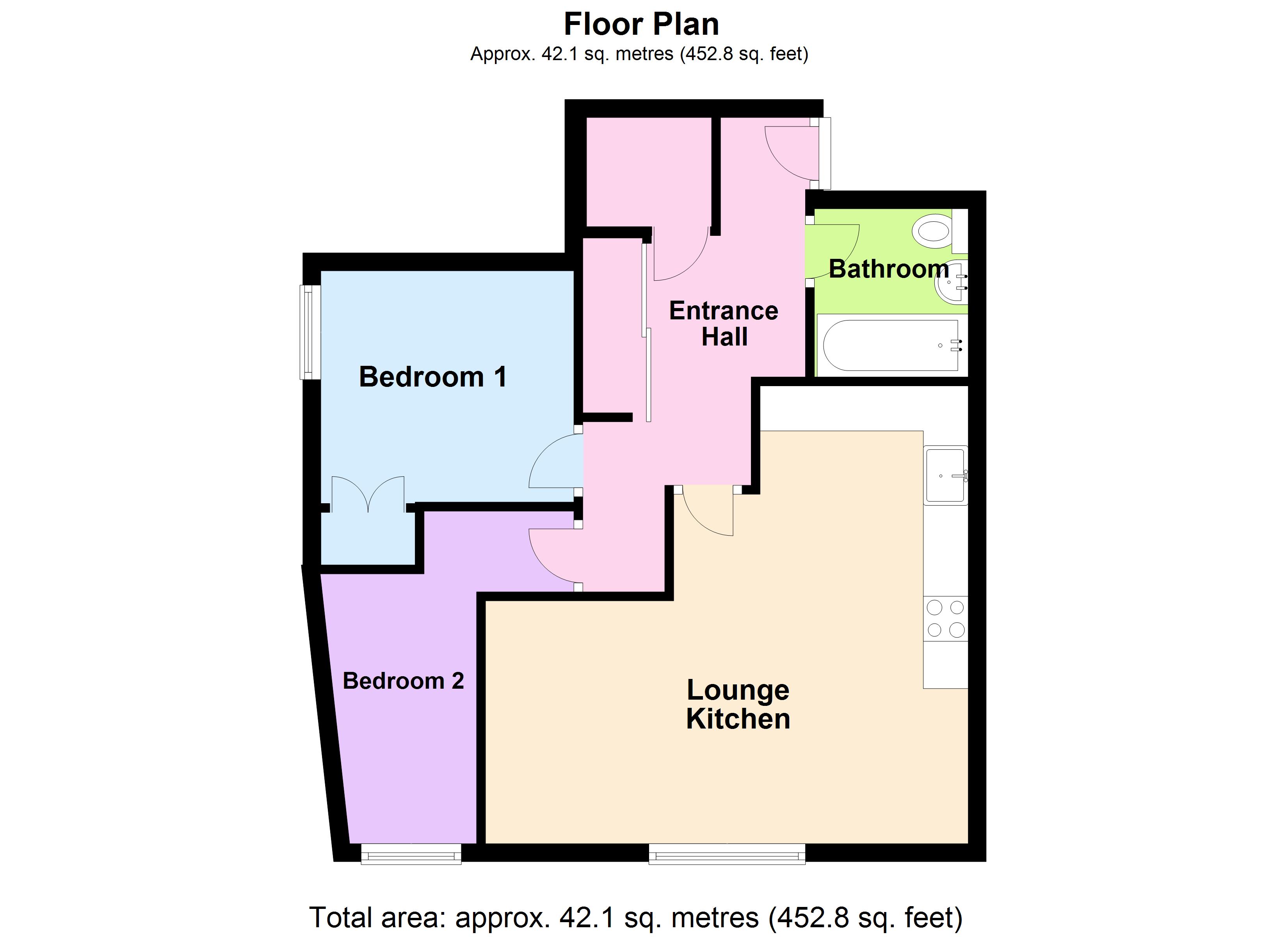 2 Bedrooms Flat for sale in Blackman Street, Brighton, East Sussex BN1