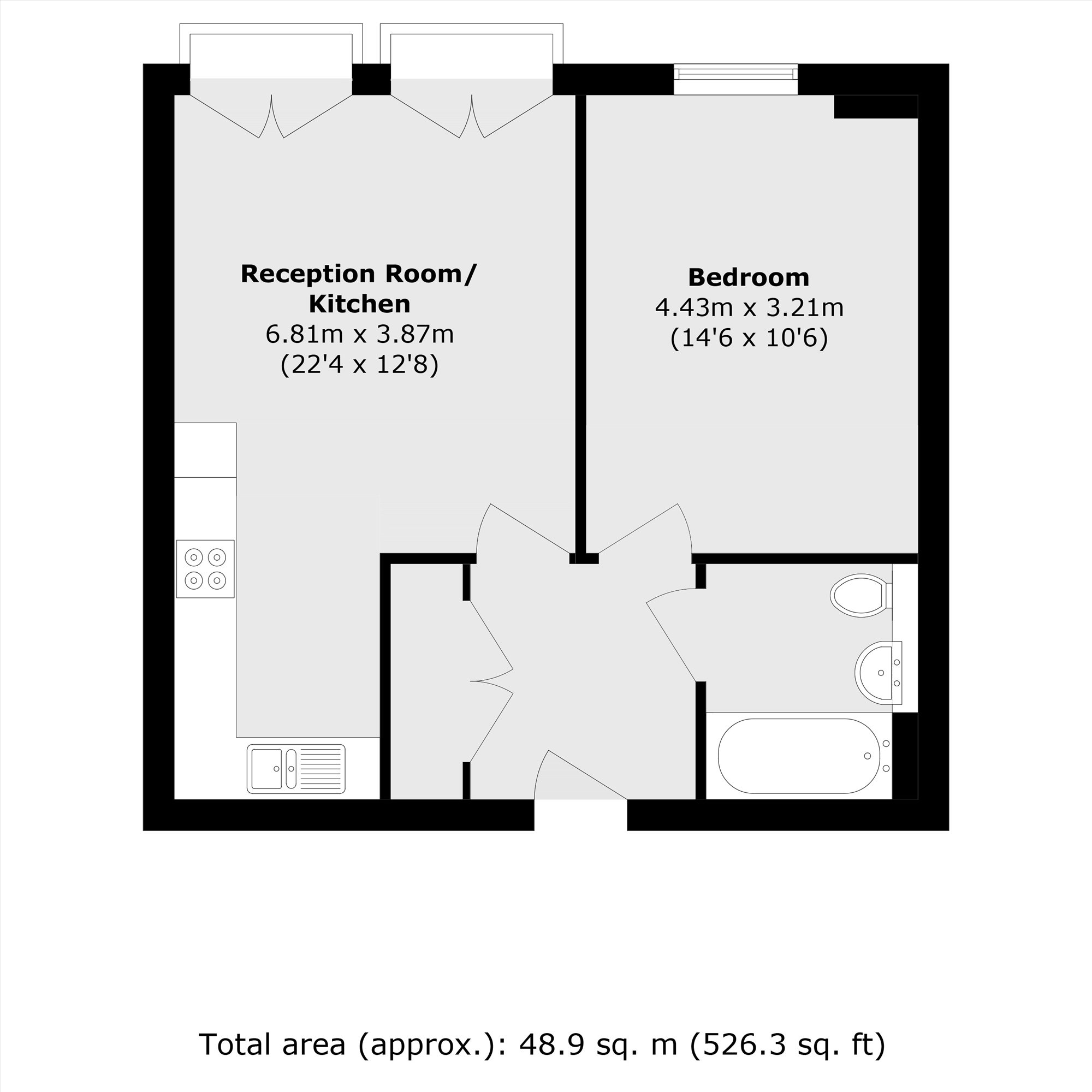 York Way, London floorplan