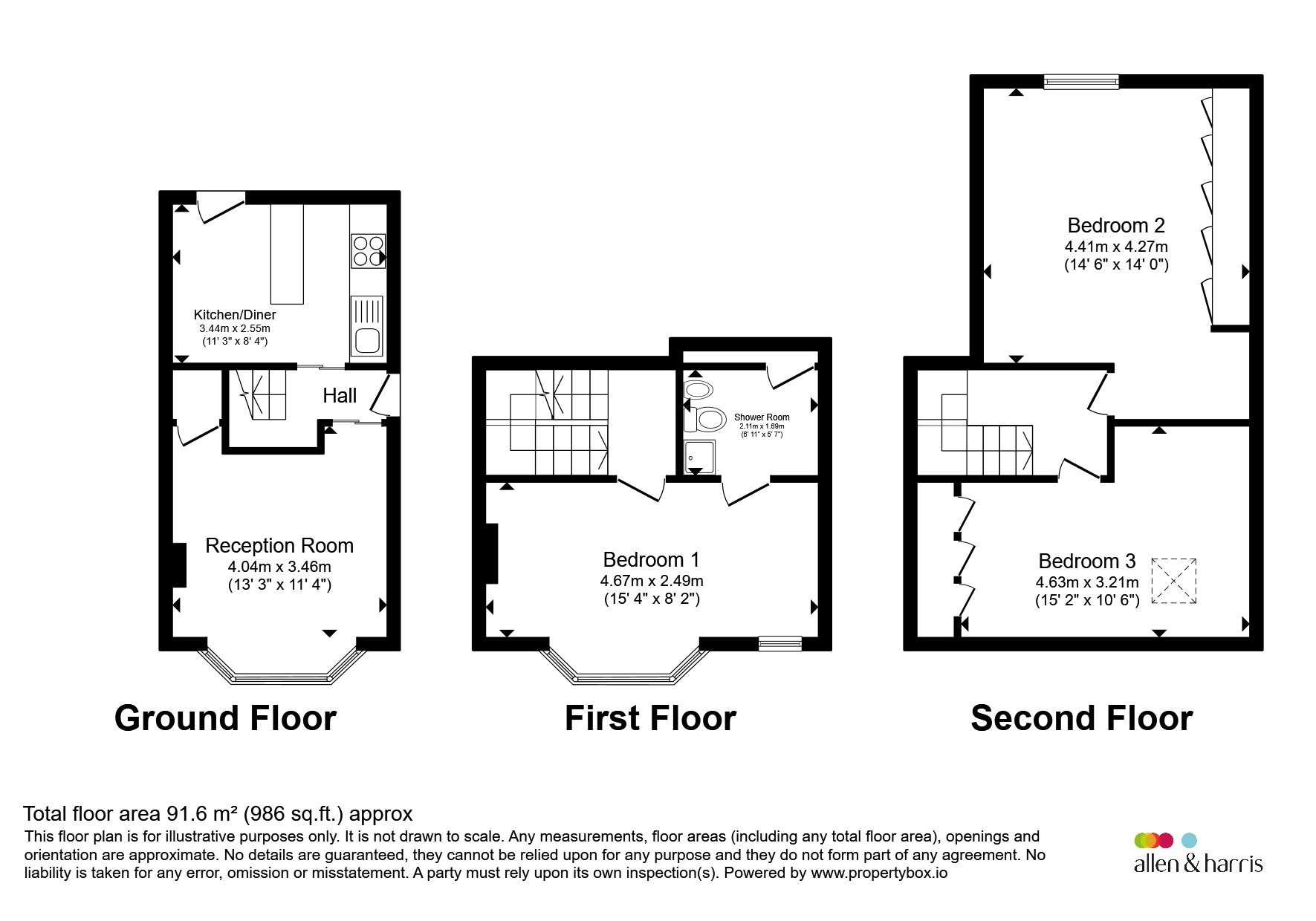 Flat 1, 33, Romilly Crescent, CARDIFF floorplan