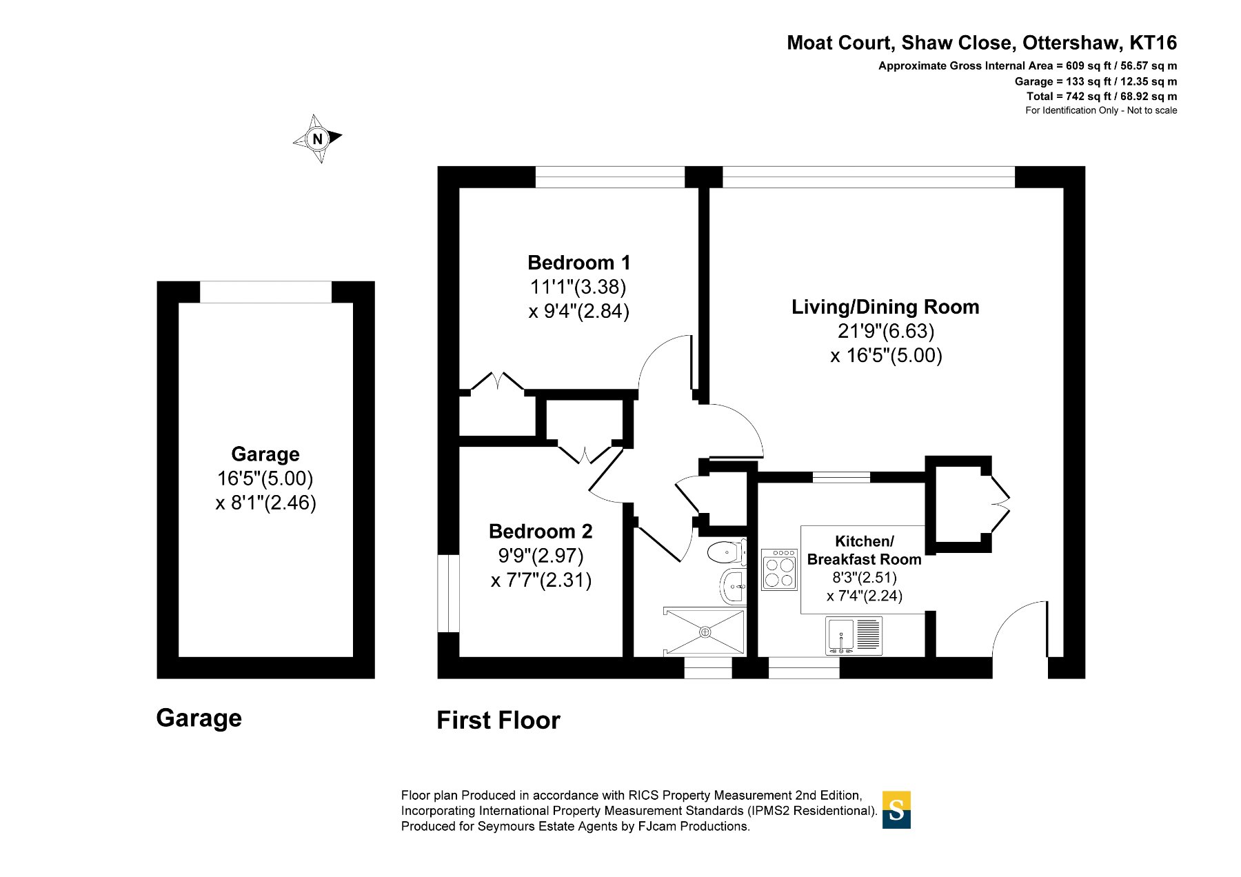 29,, Moat Court, Ottershaw floorplan